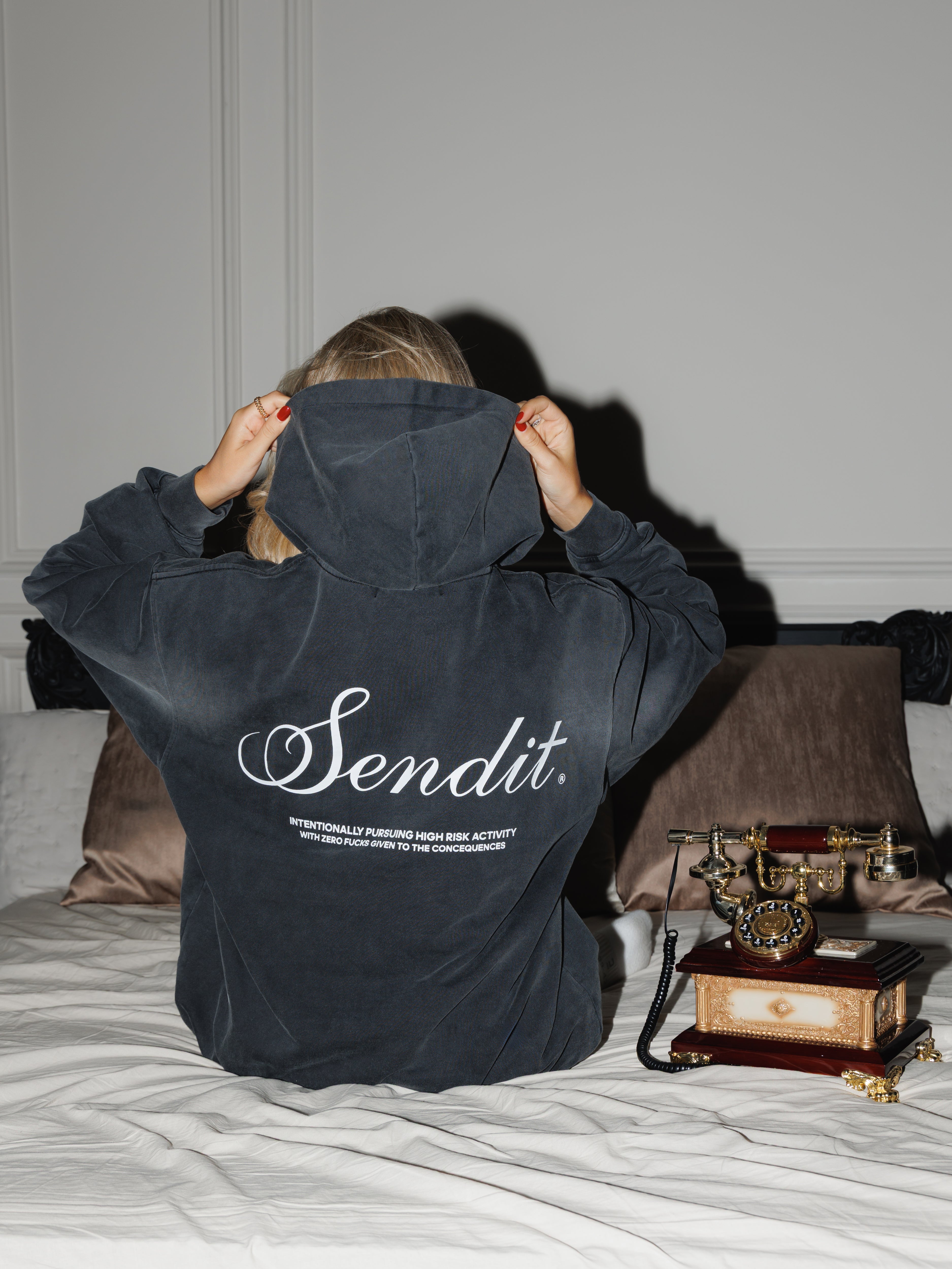 Studio Hoodie Ash Black