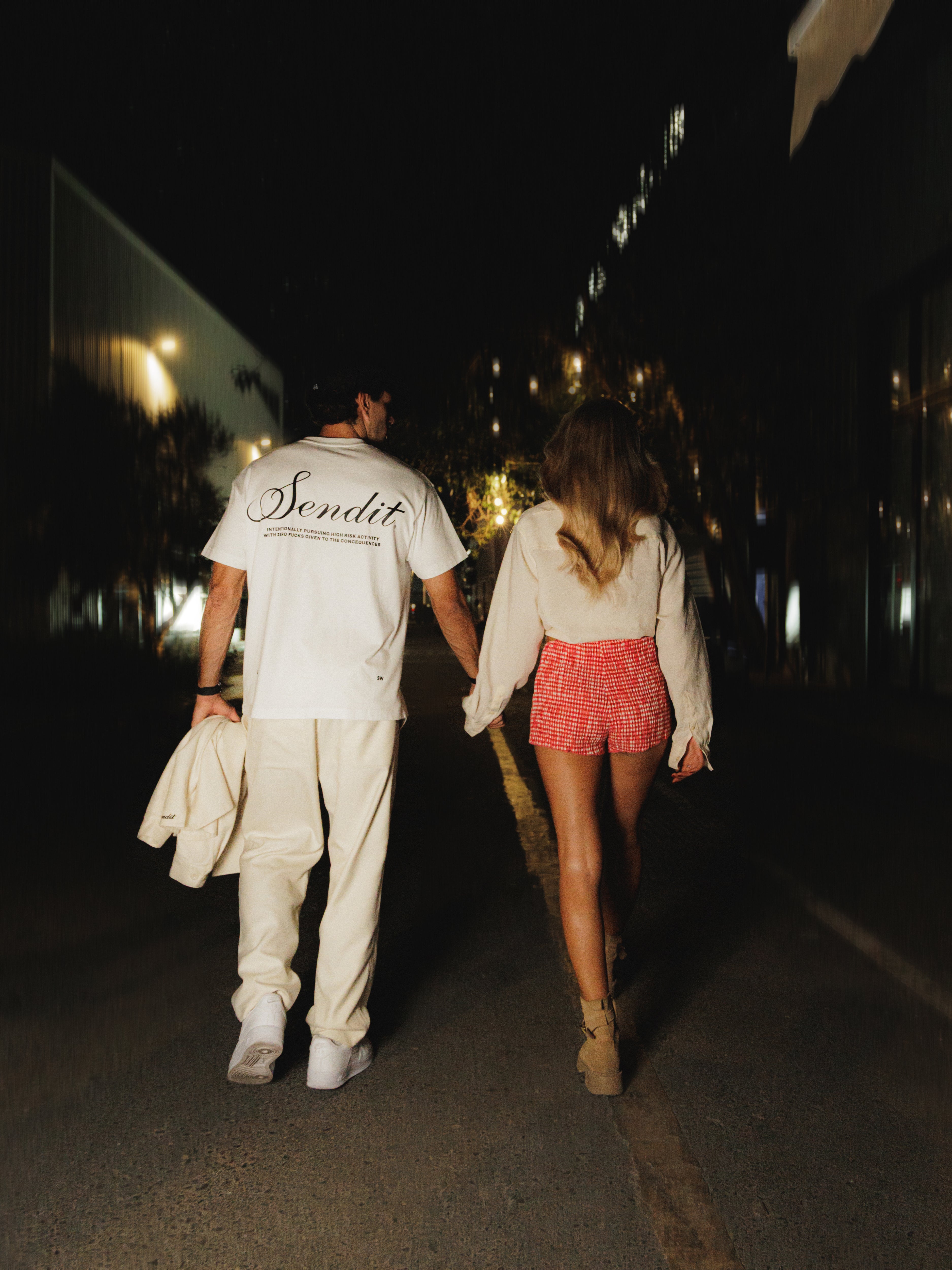 Sendit Lab Oversized Tee Canvas White