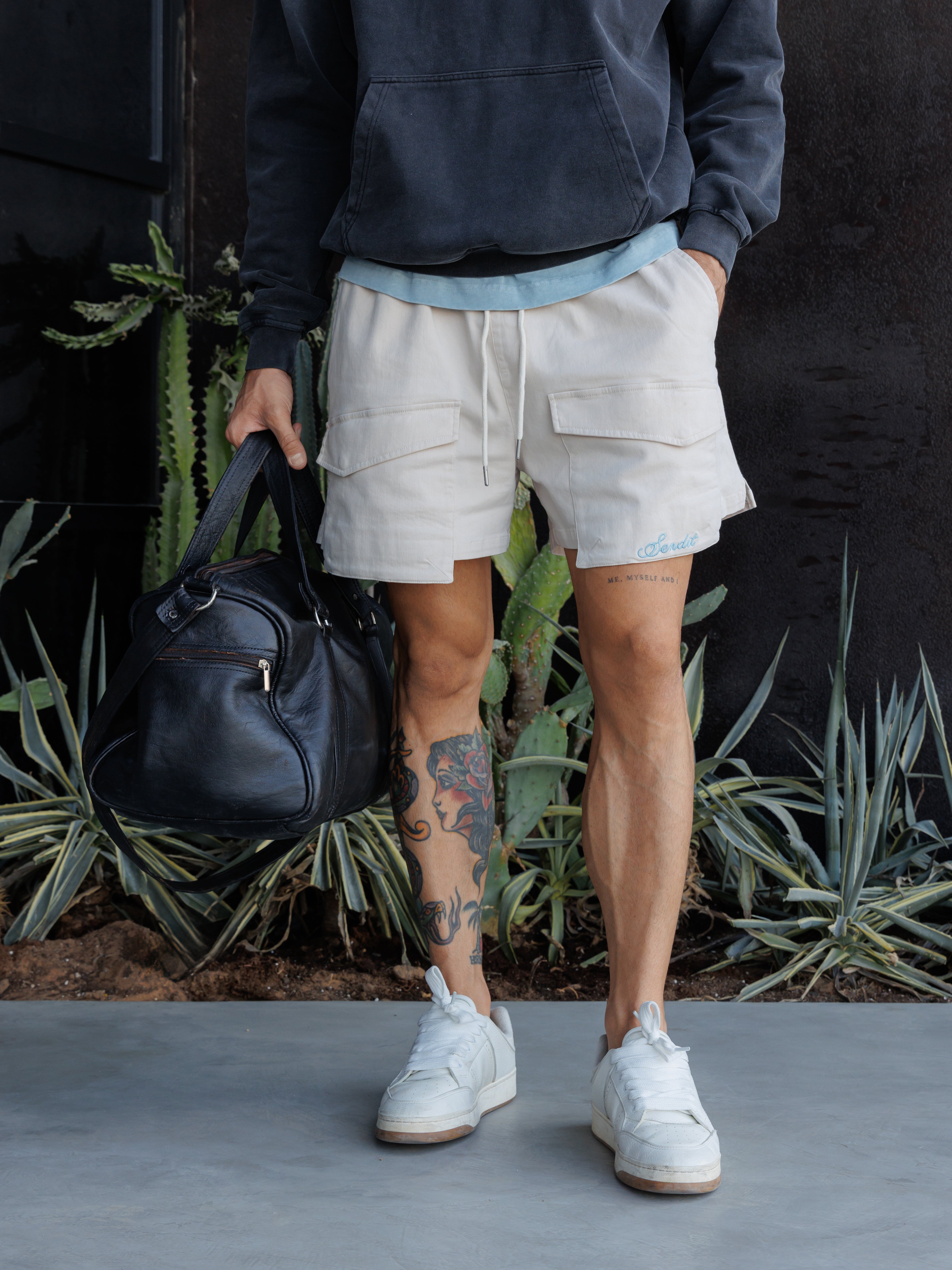 Utility Shorts OffWhite