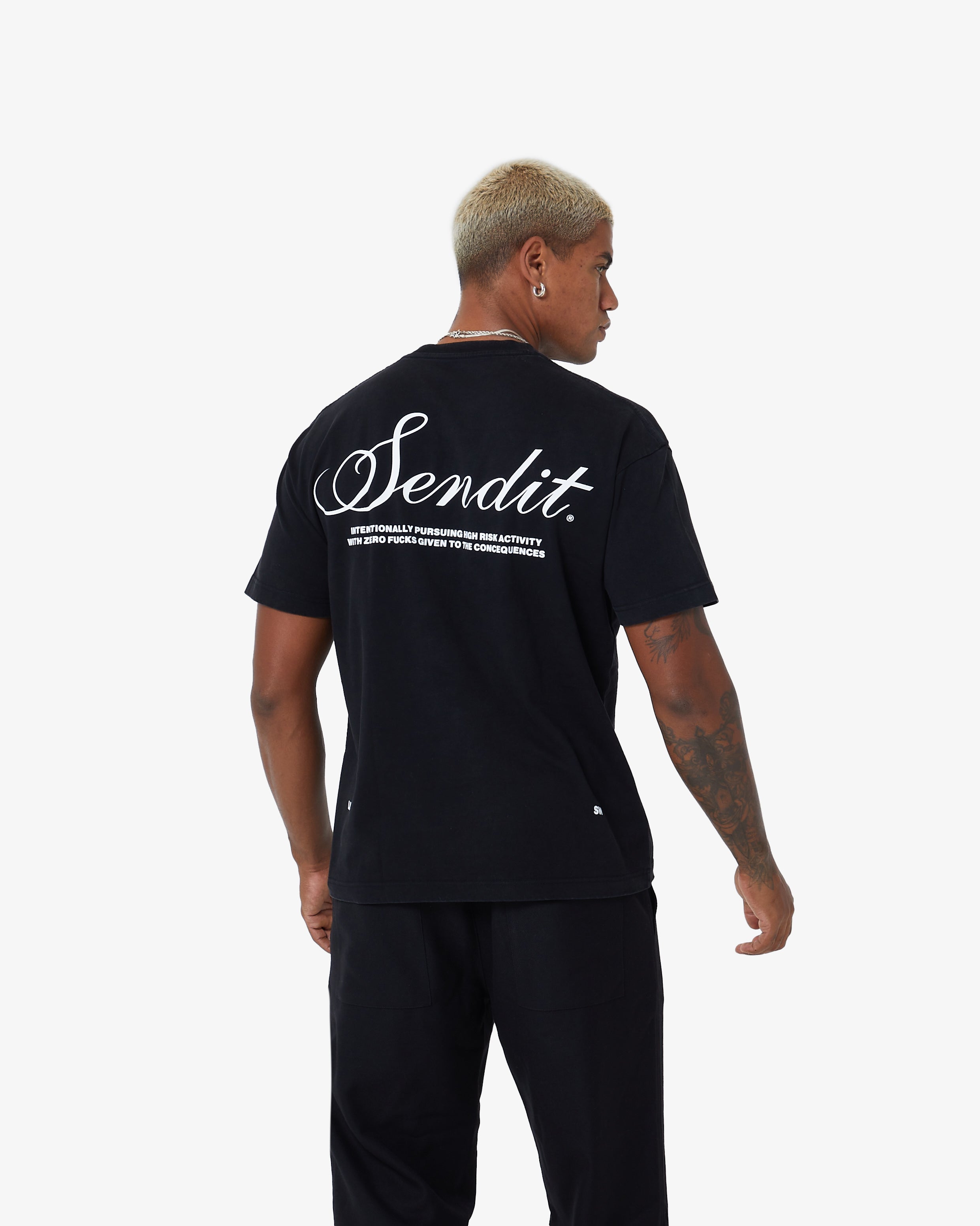 Sendit Lab Oversized Tee Carbon
