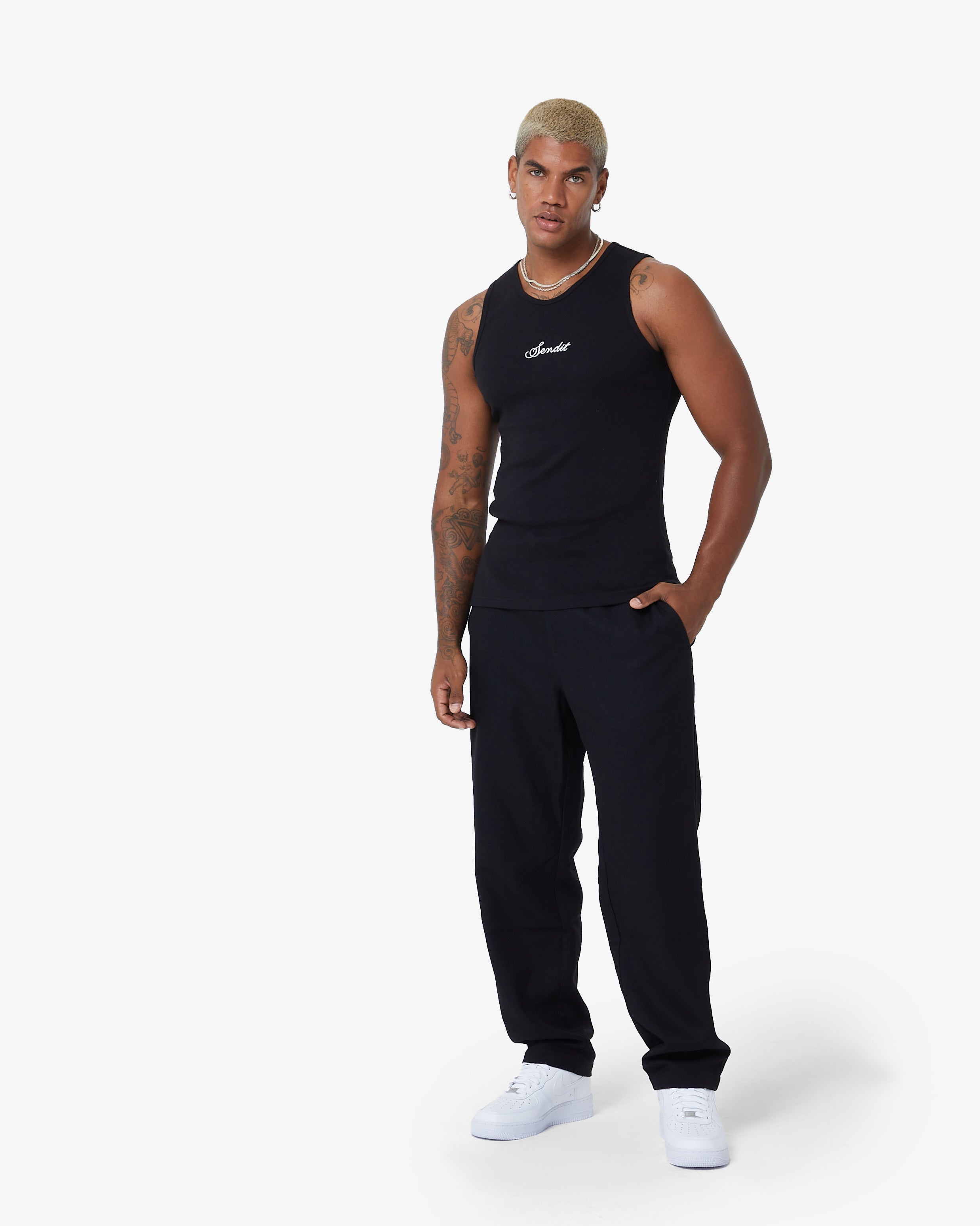 Muscle Vest Jet Black