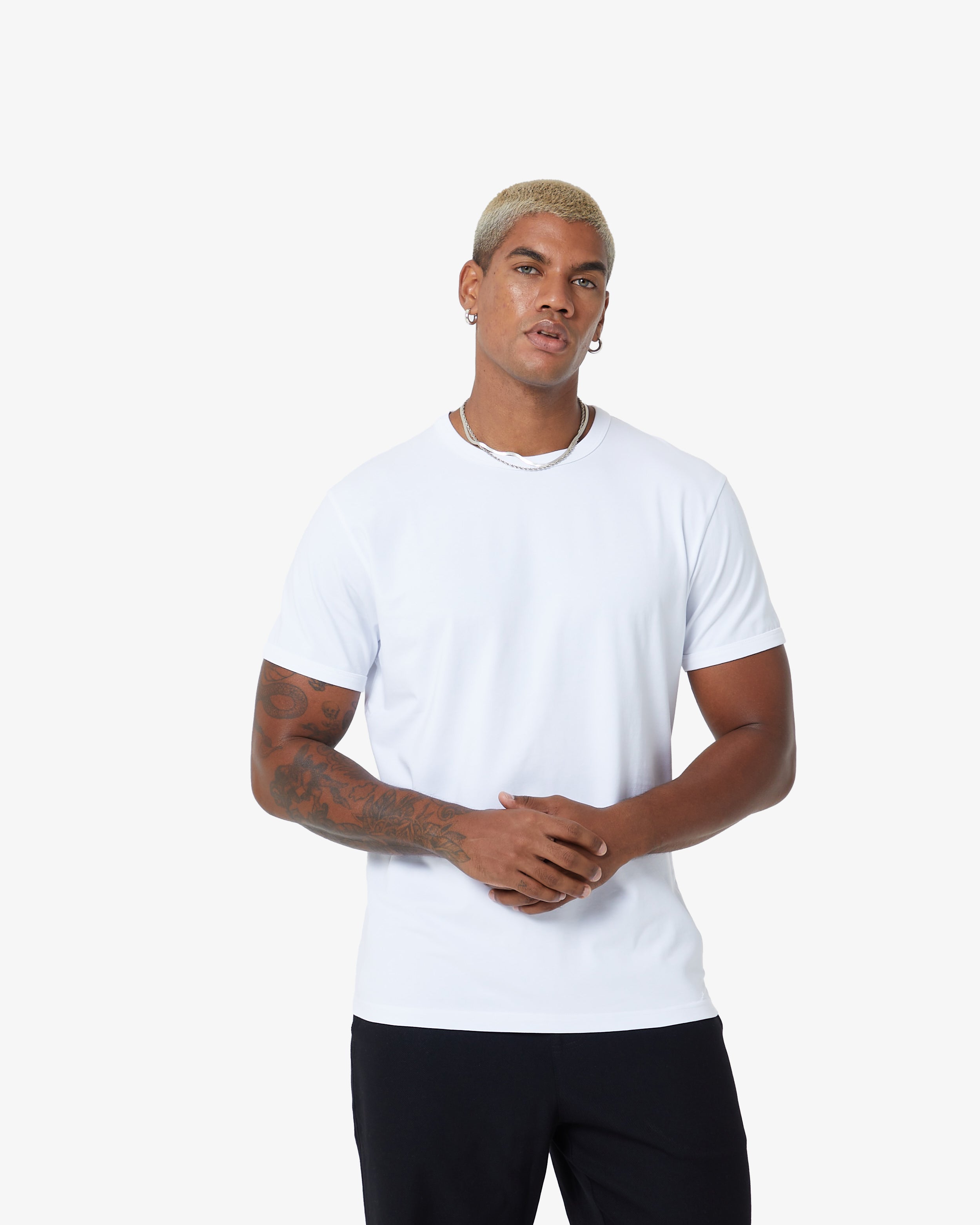 Gun Fit Tee Pure White