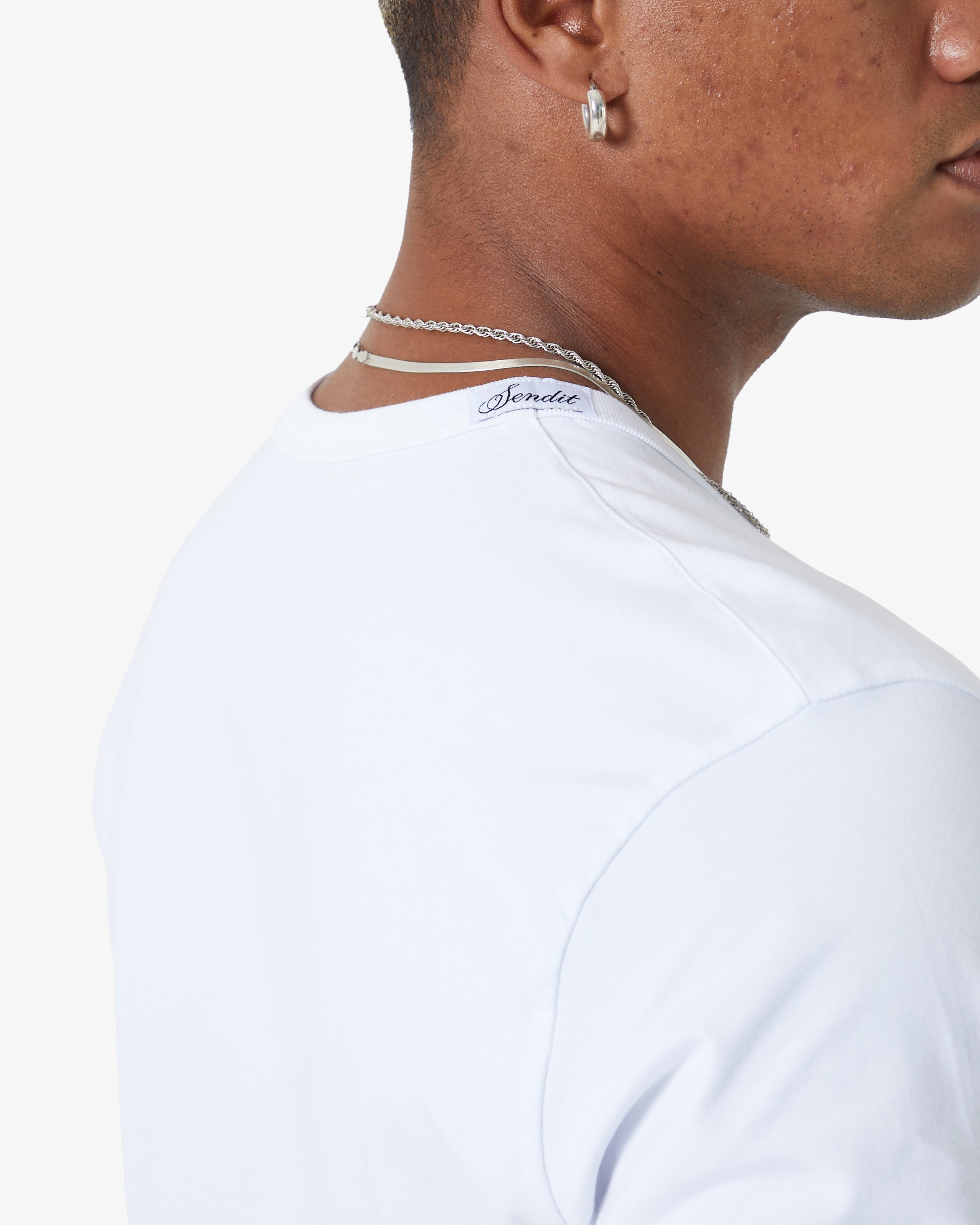 Gun Fit Tee Pure White