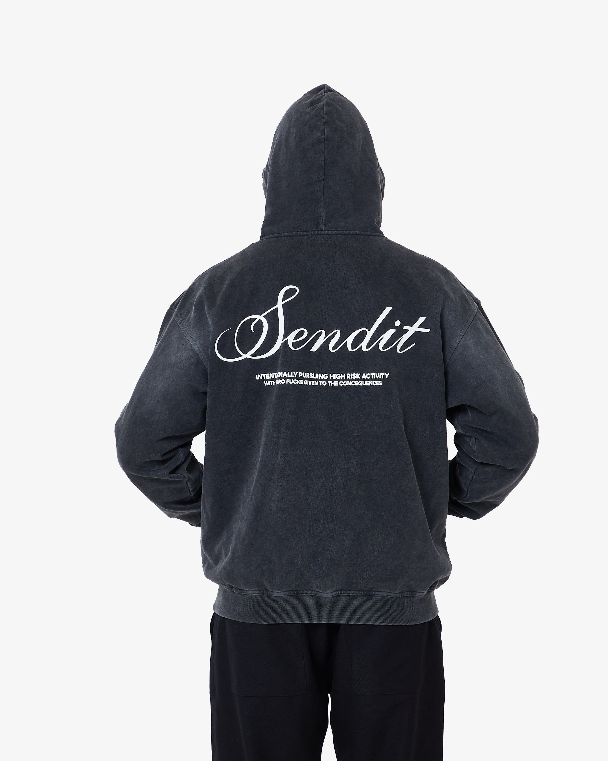 Studio Hoodie Ash Black