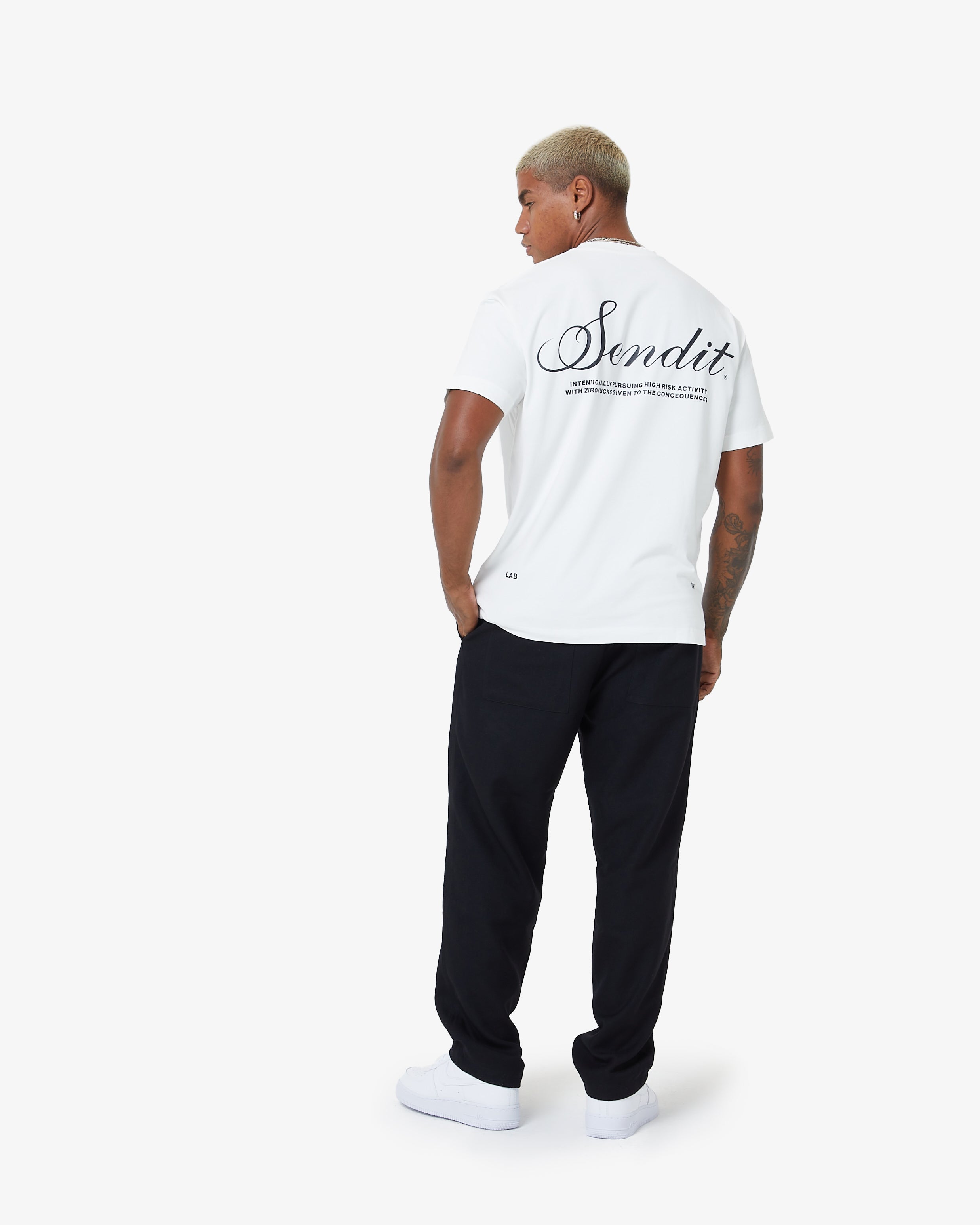 Sendit Lab Oversized Tee Canvas White