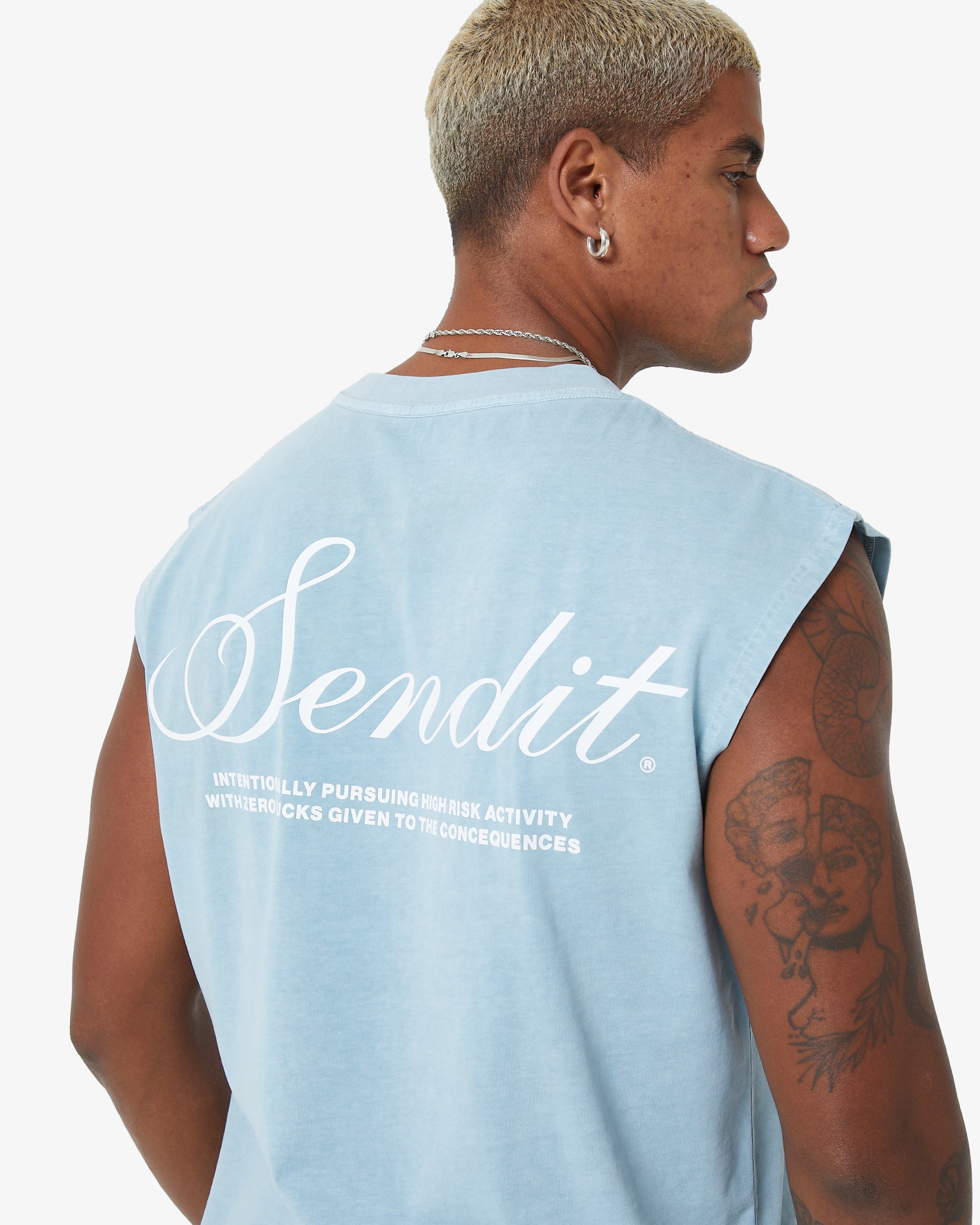 Sendit Lab Sleeveless Drift Blue