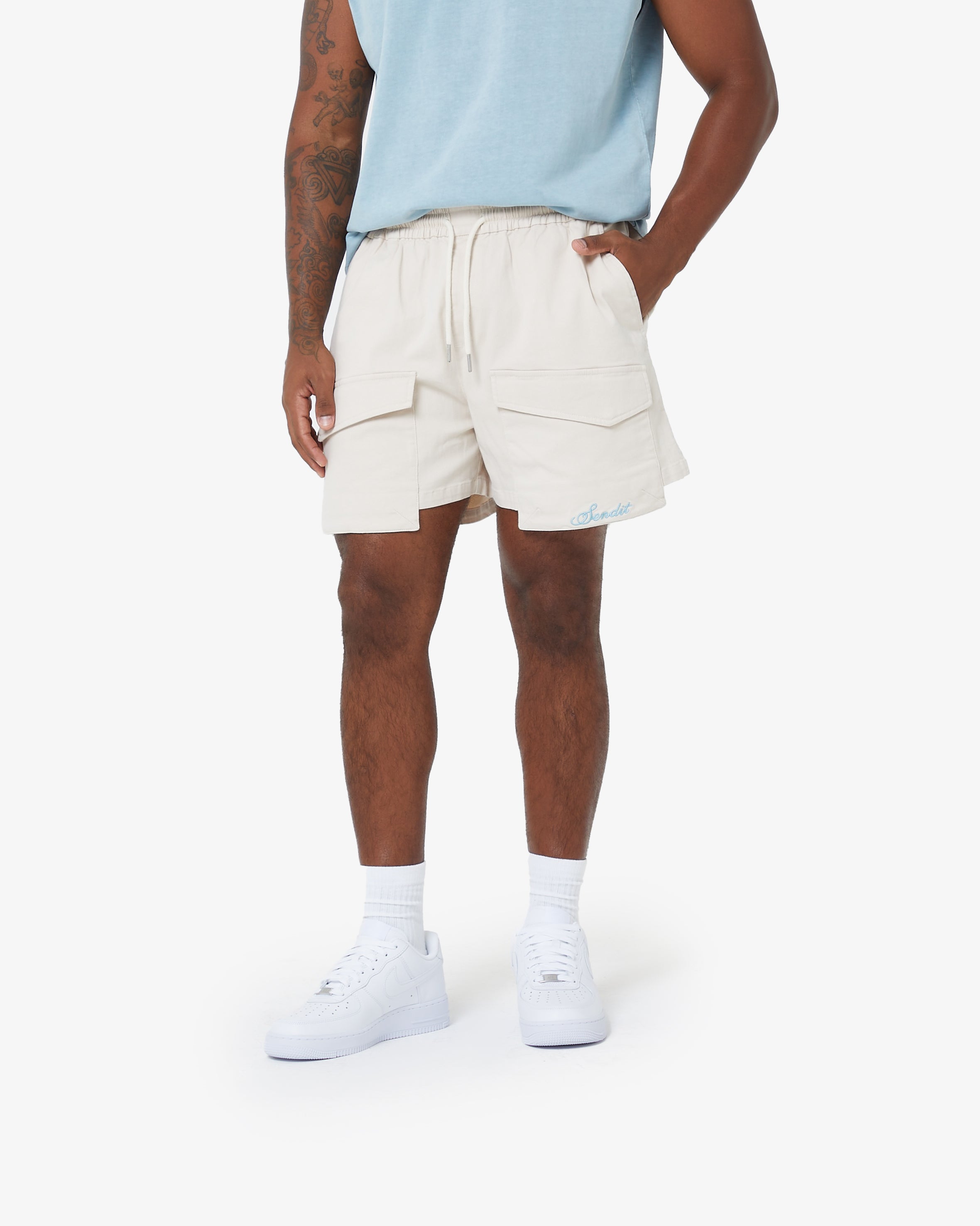 Utility Shorts OffWhite