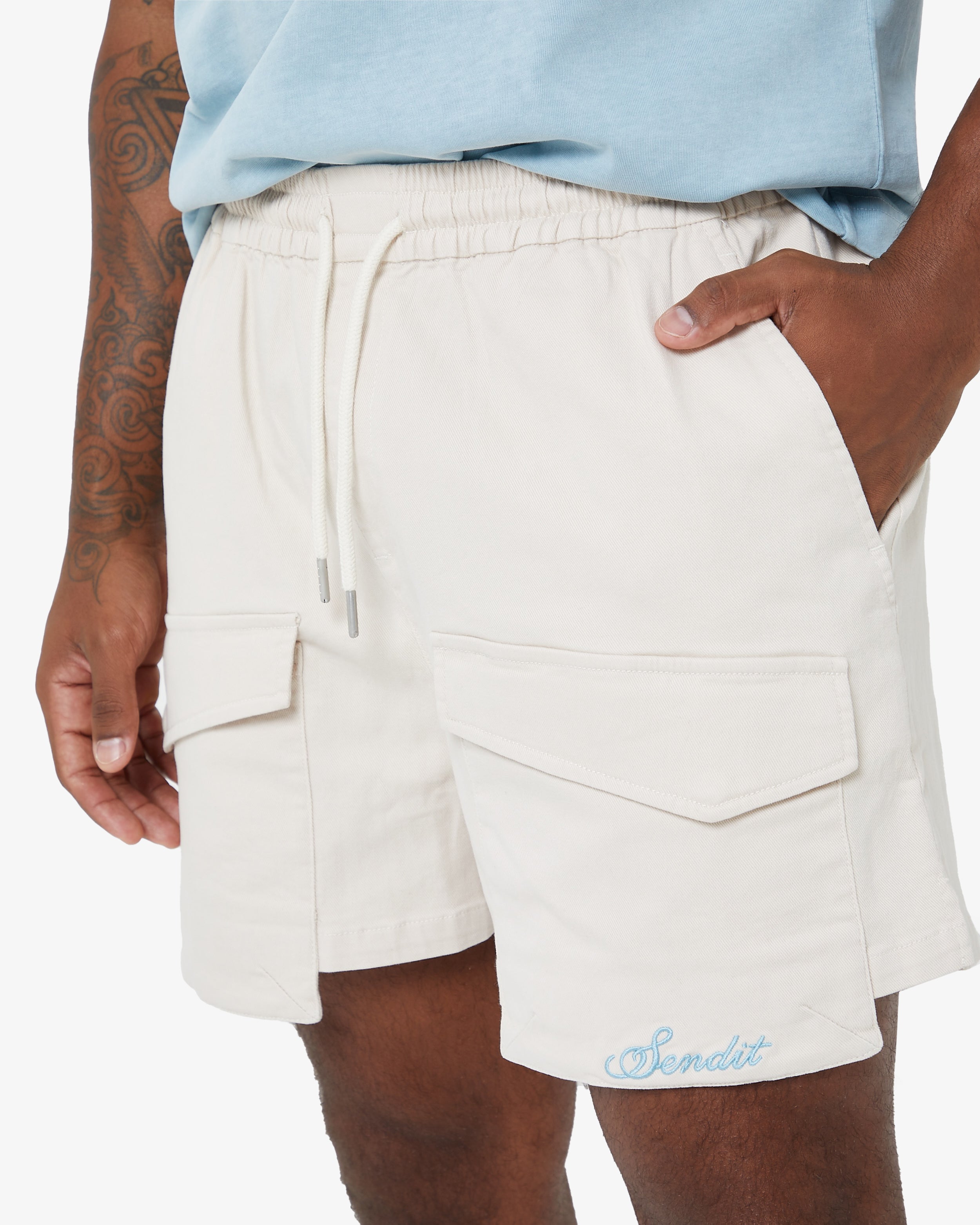 Utility Shorts OffWhite