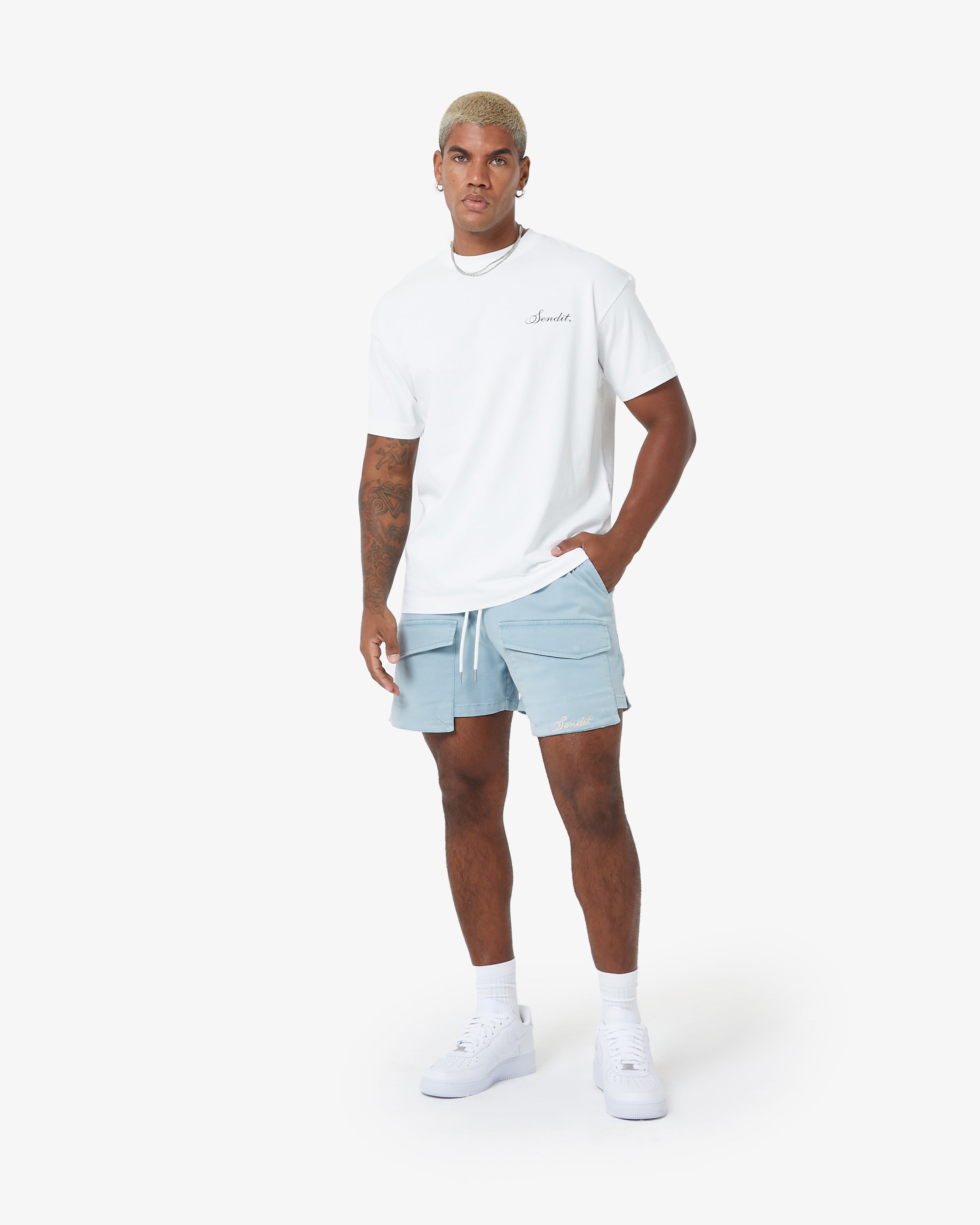 Utility Shorts Drift Blue
