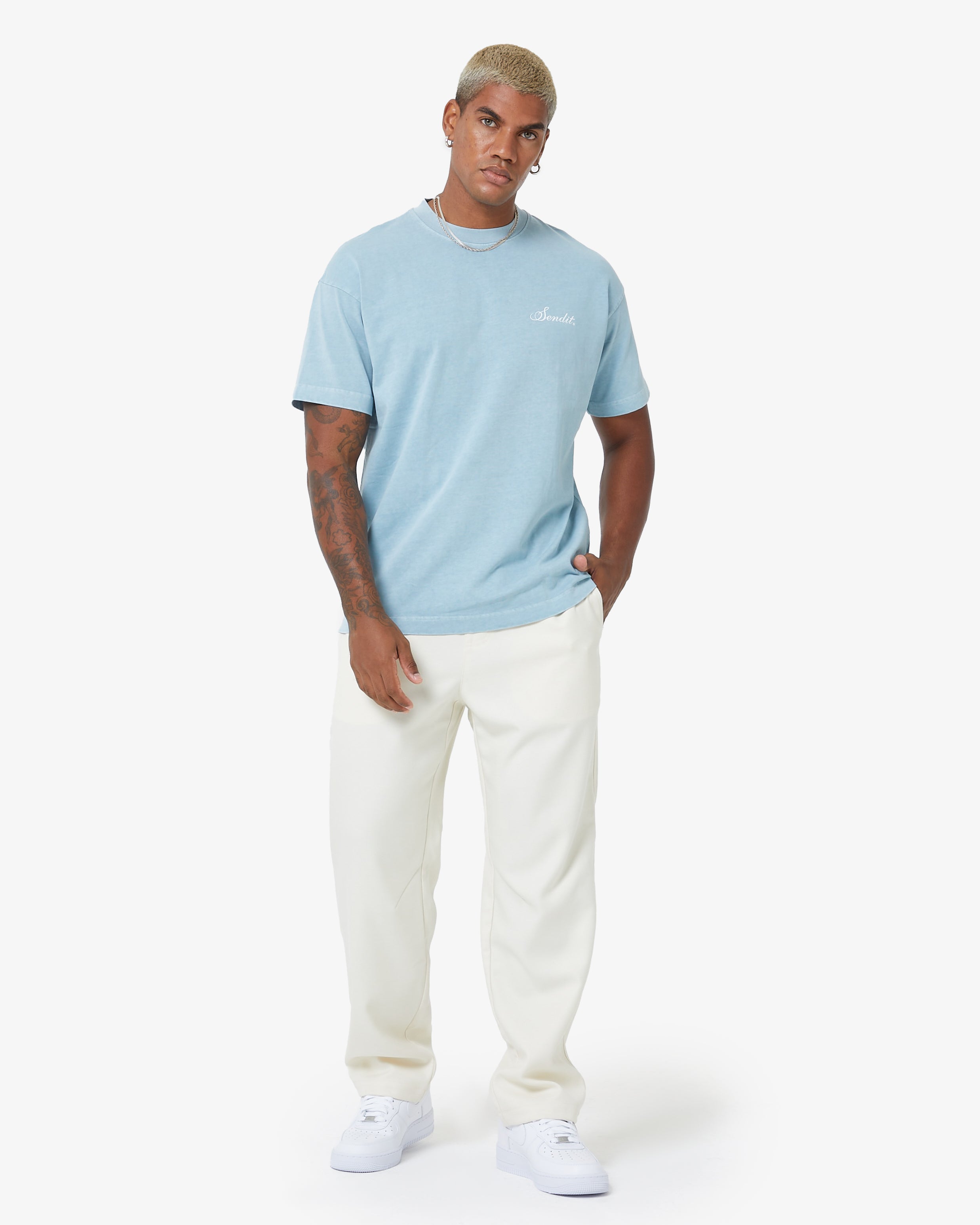 Sendit Lab Oversized Tee Drift Blue