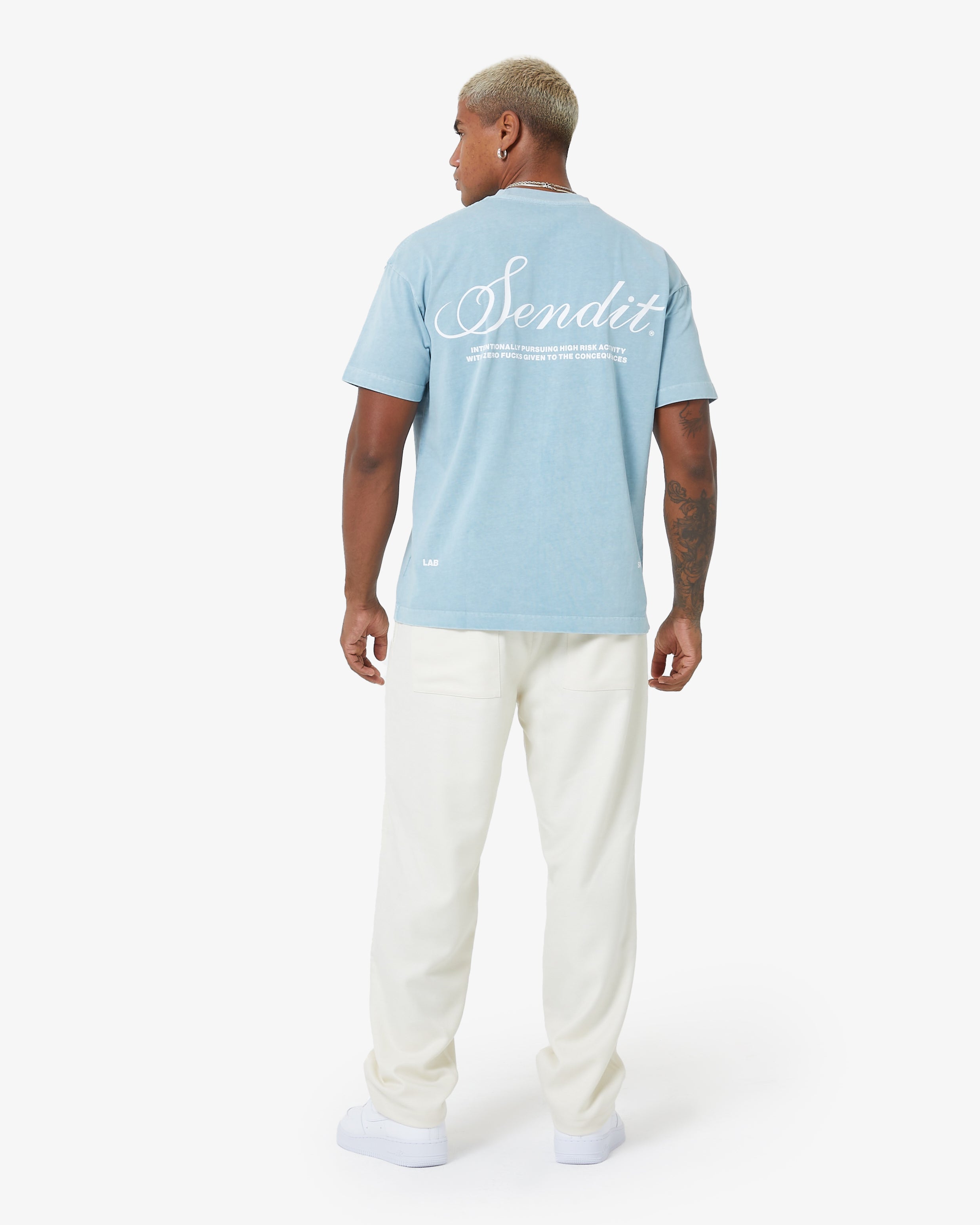 Sendit Lab Oversized Tee Drift Blue