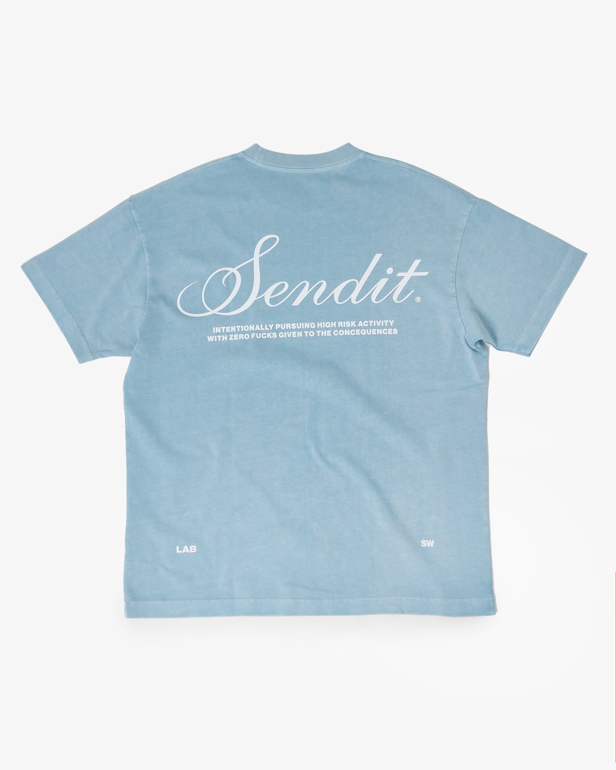 Sendit Lab Oversized Tee Drift Blue
