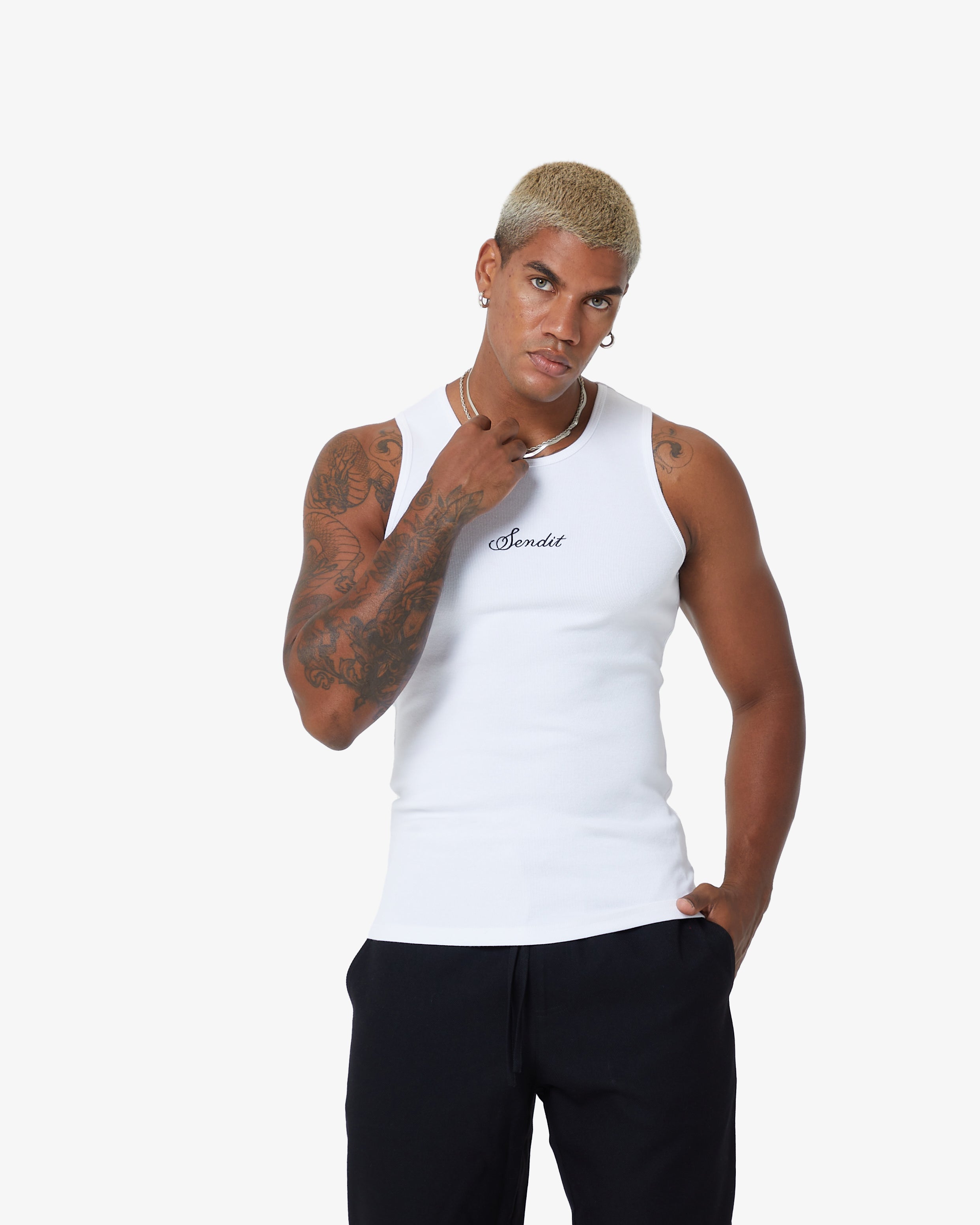Muscle Vest Pure White