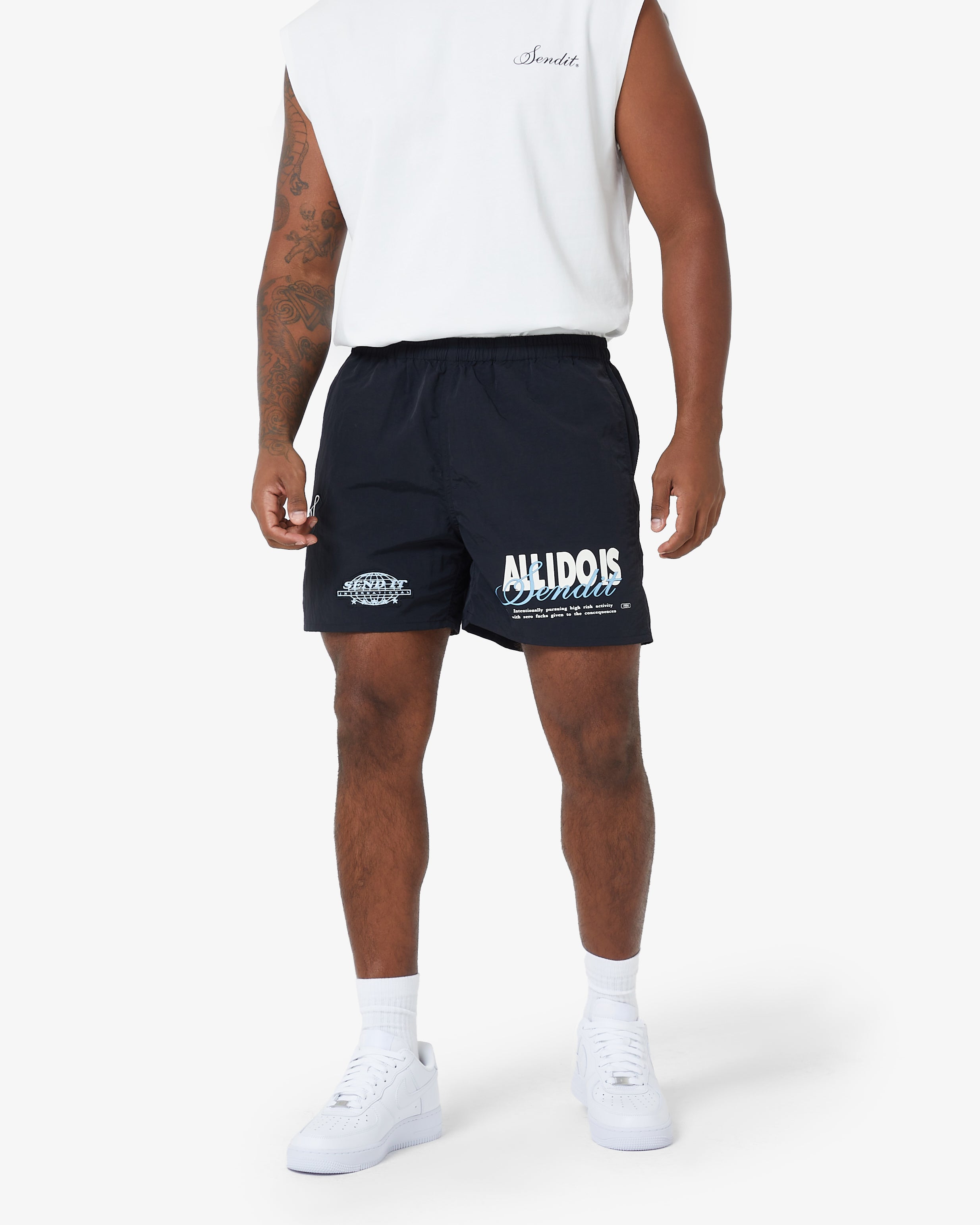 All I Do Shorts Stealth Black