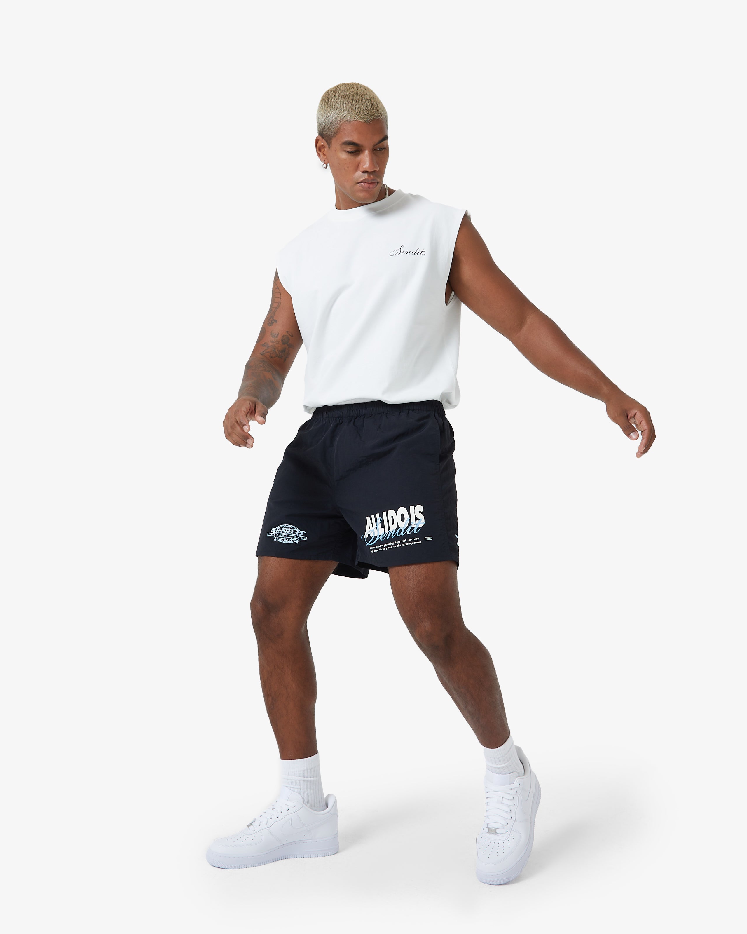 All I Do Shorts Stealth Black