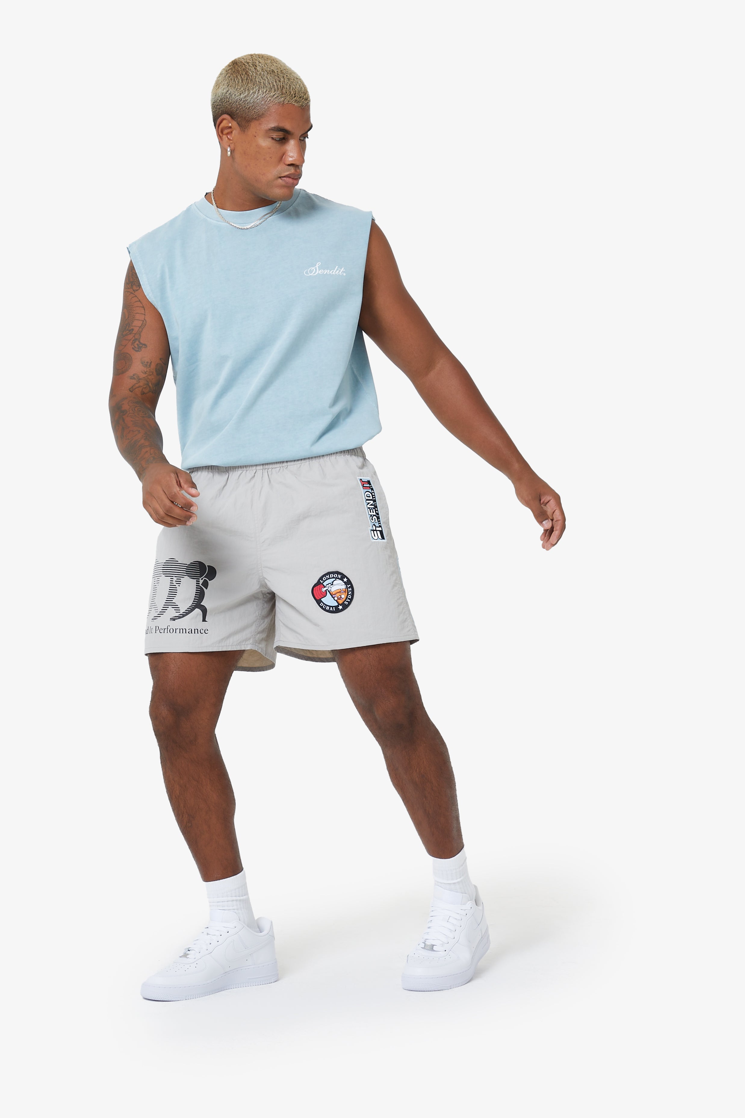 Legacy Big Friday Shorts Dust Grey