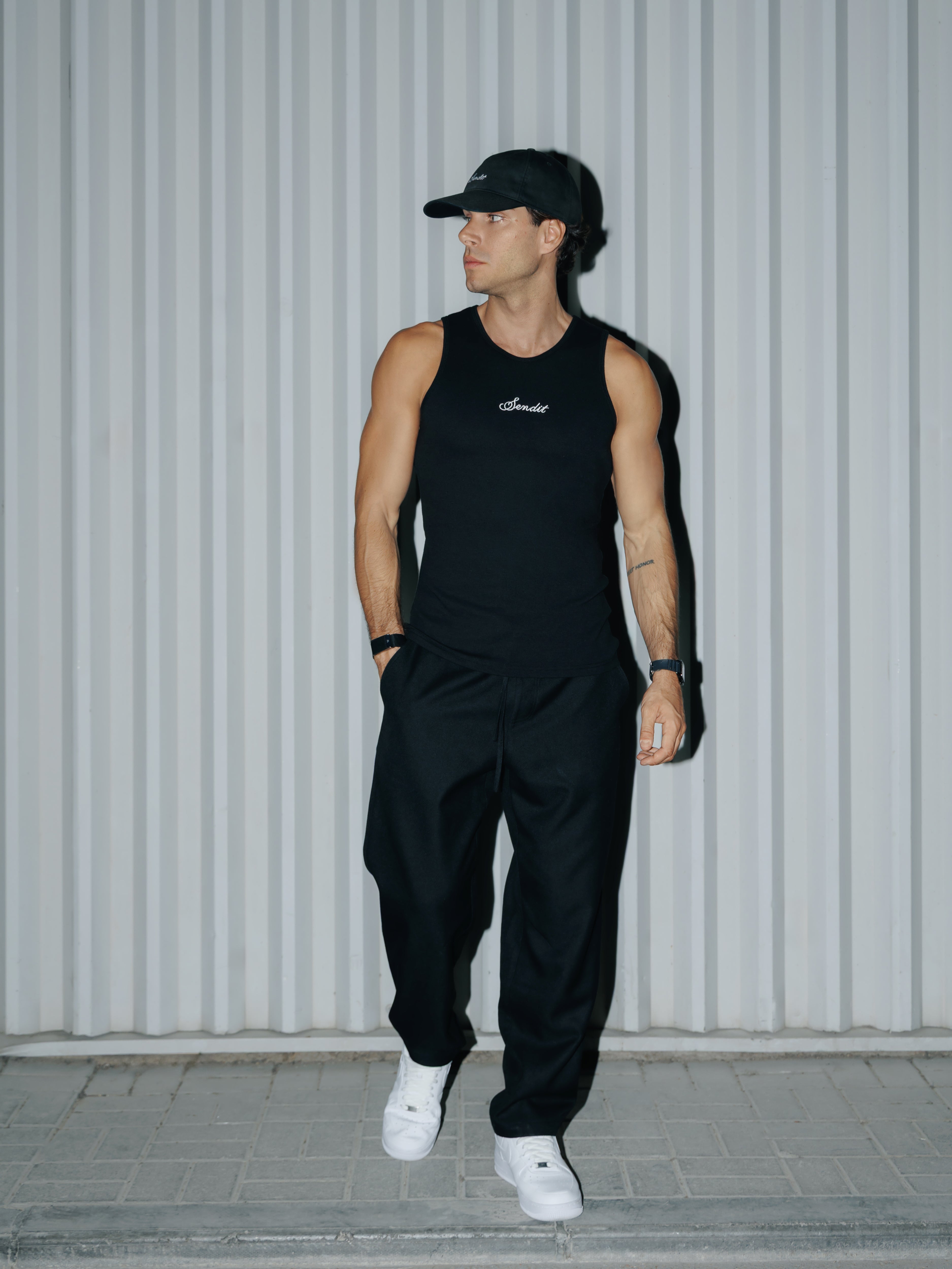 Muscle Vest Jet Black