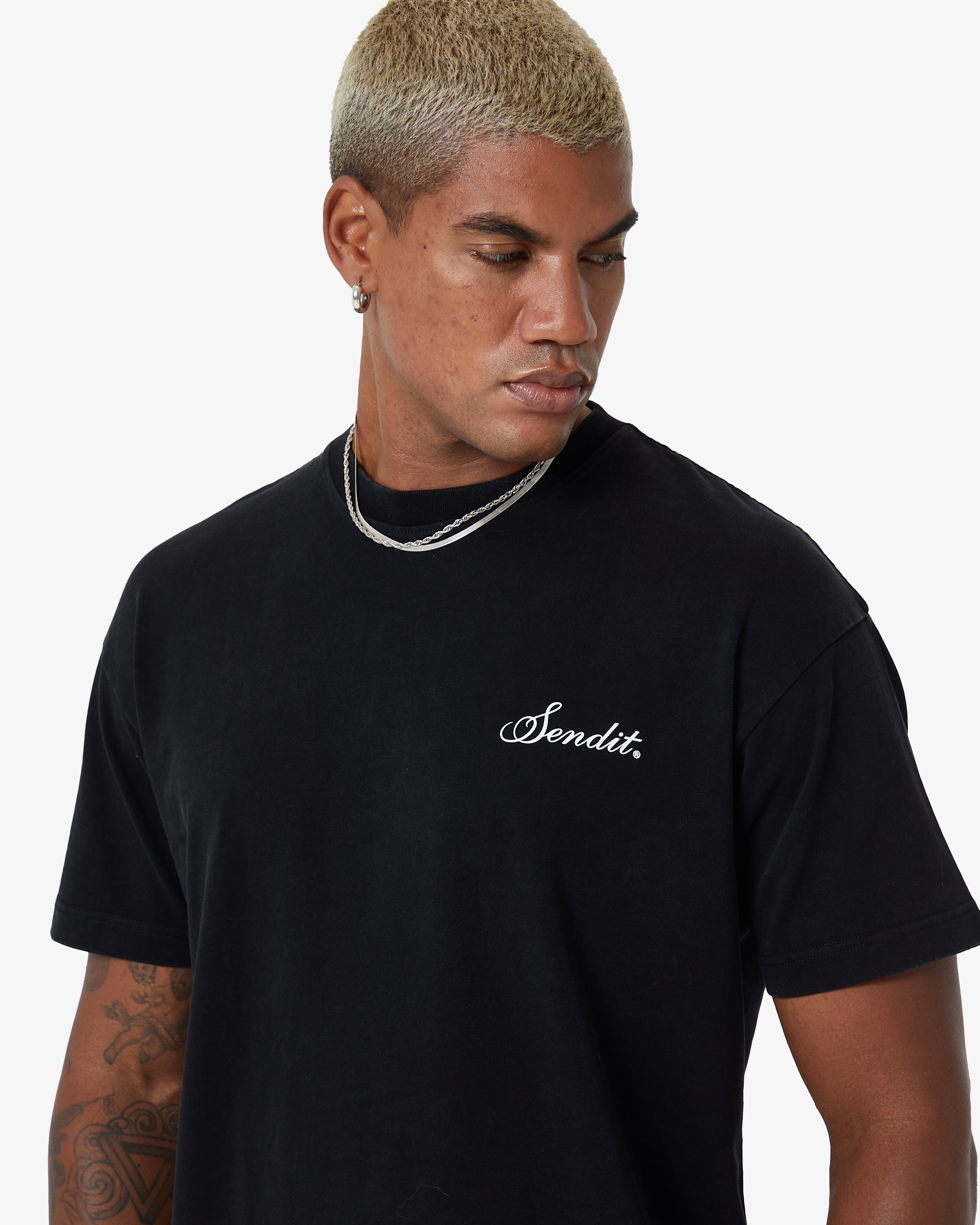 Sendit Lab Oversized Tee Carbon