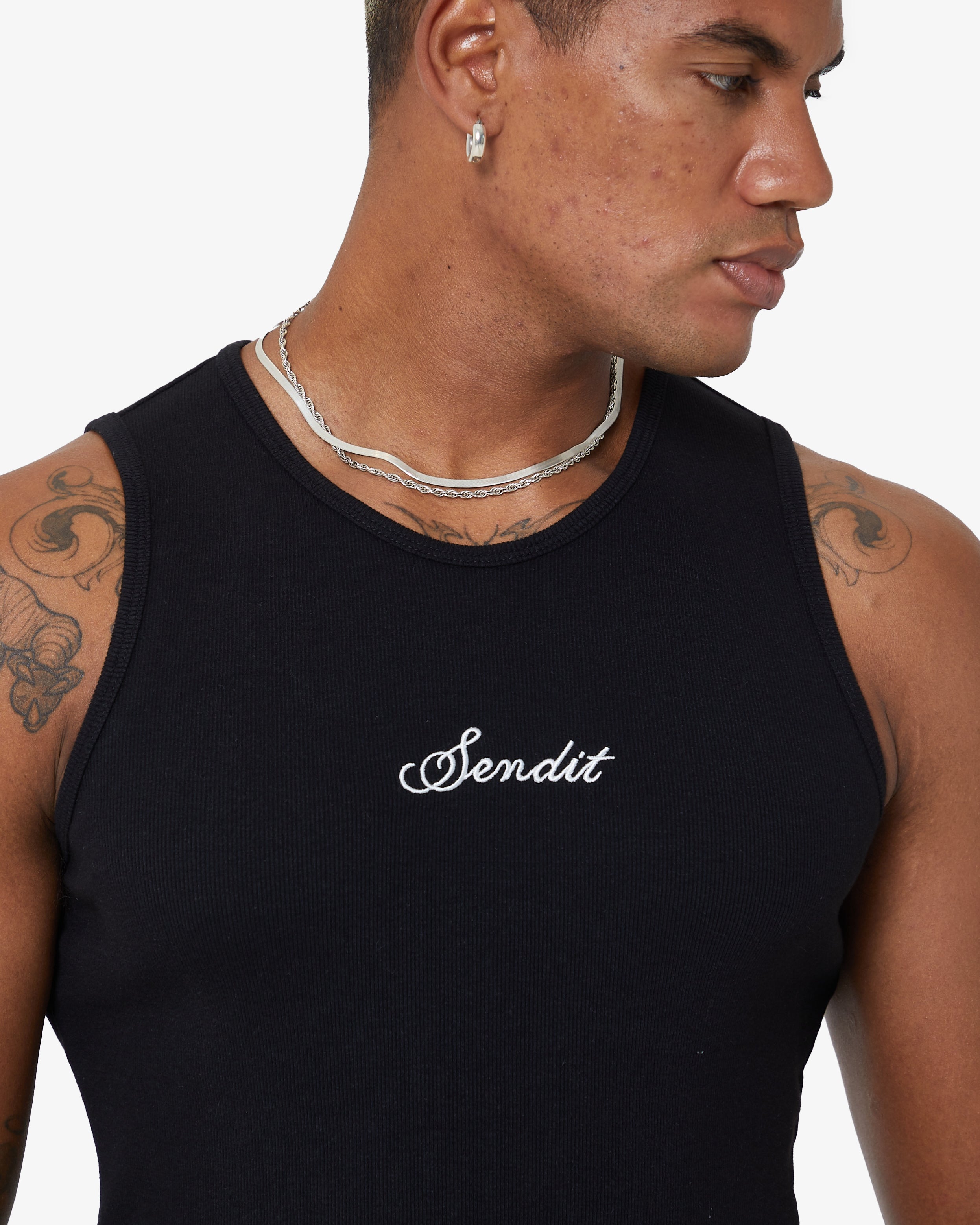 Muscle Vest Jet Black