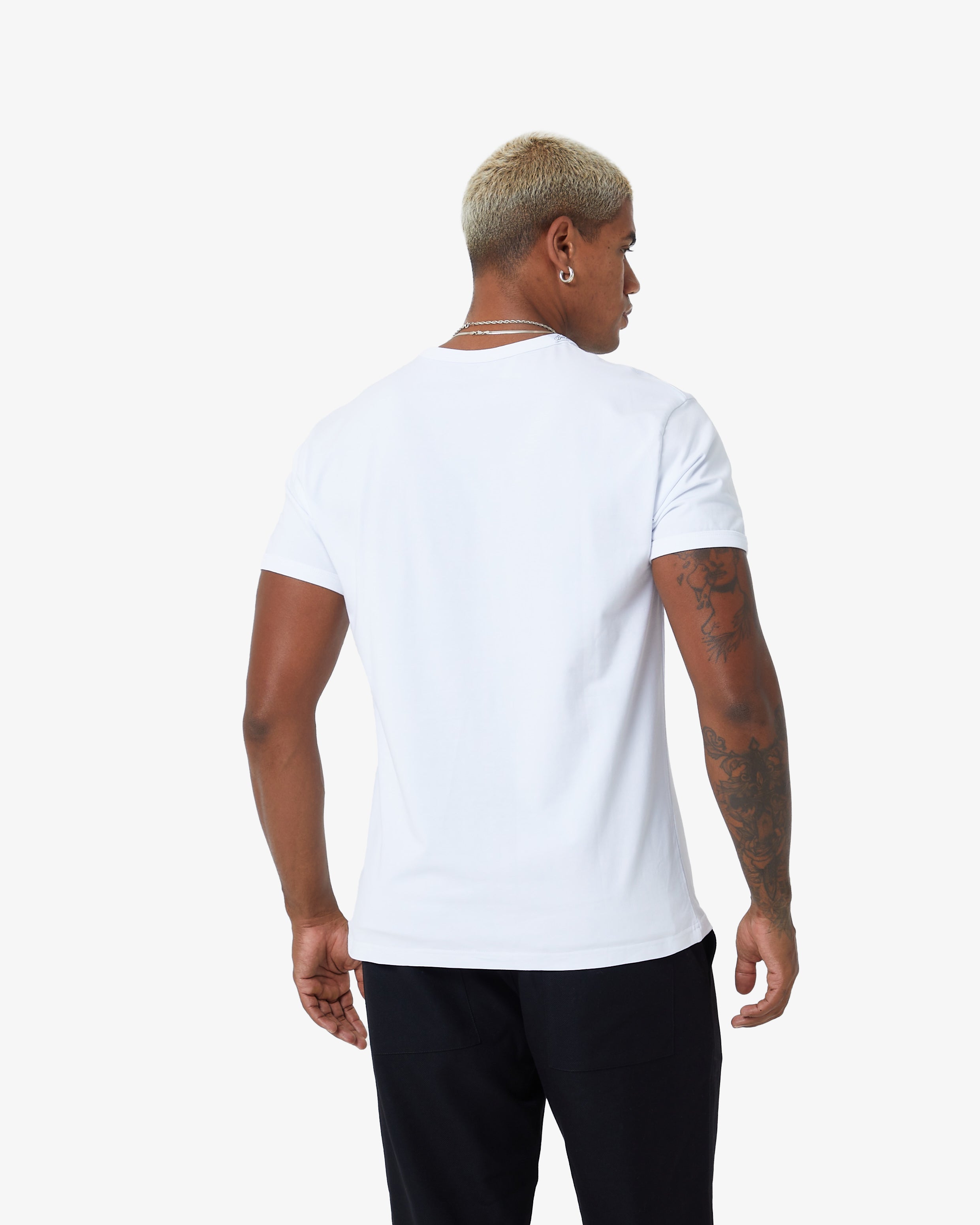 Gun Fit Tee Pure White