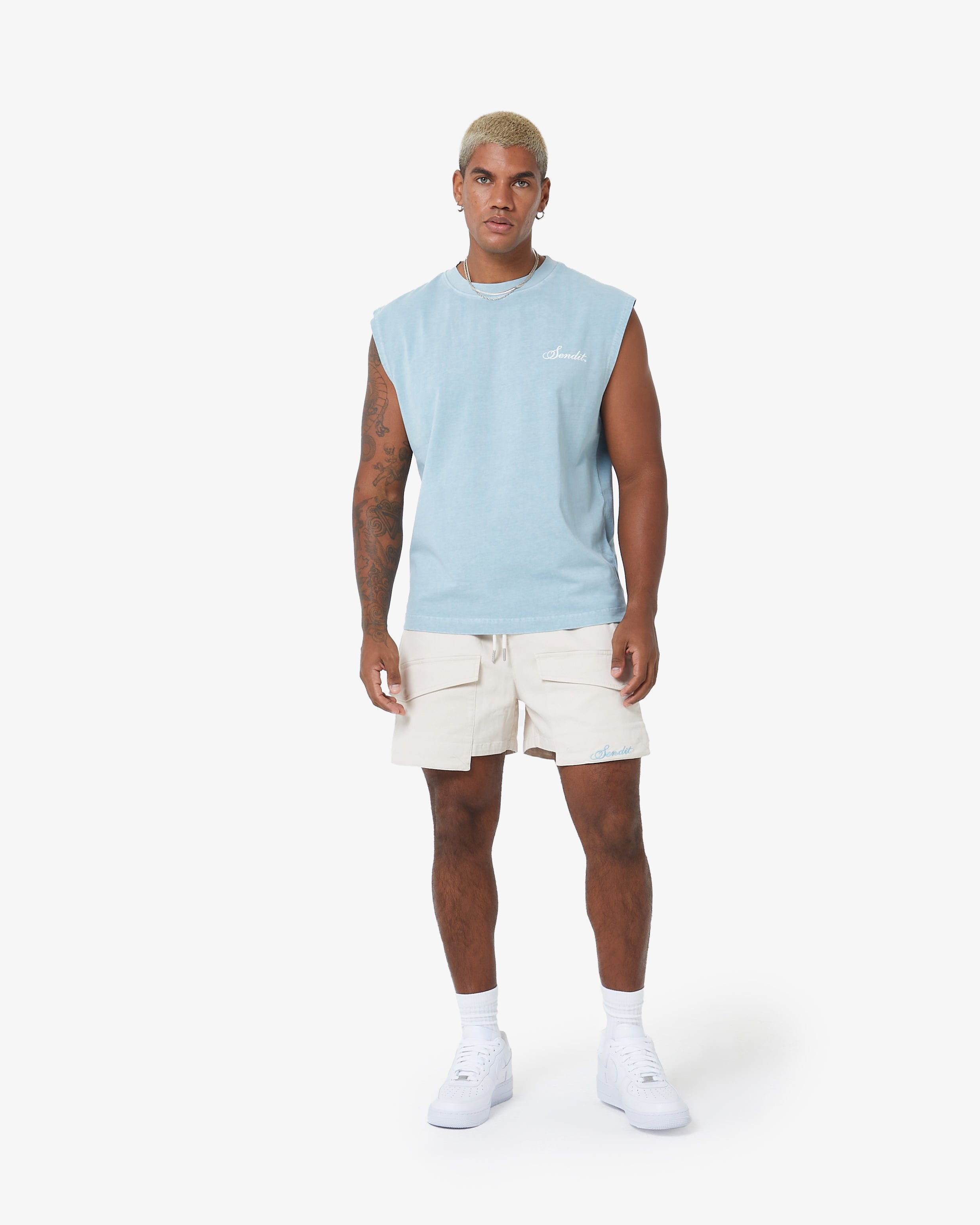 Sendit Lab Sleeveless Drift Blue