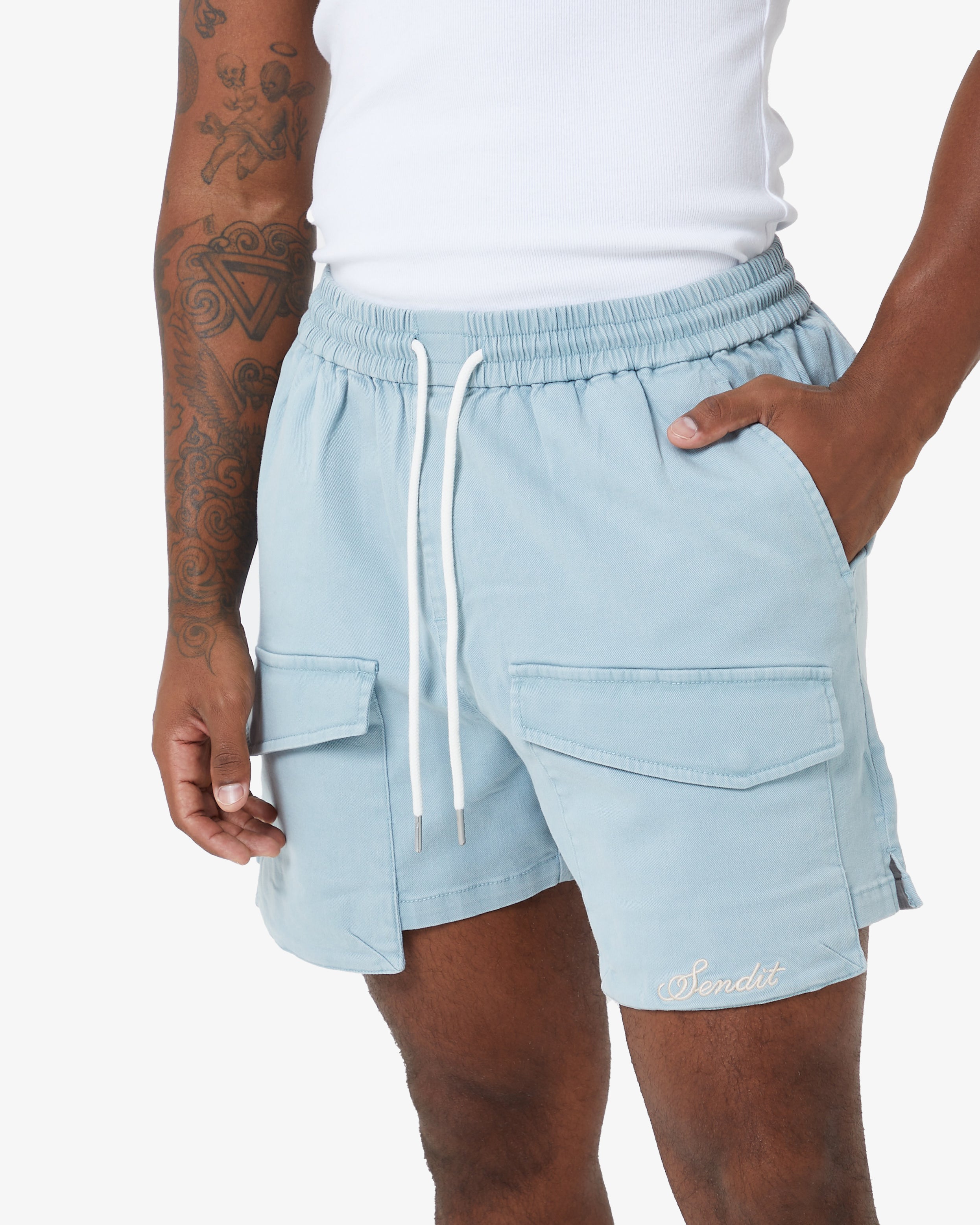 Utility Shorts Drift Blue