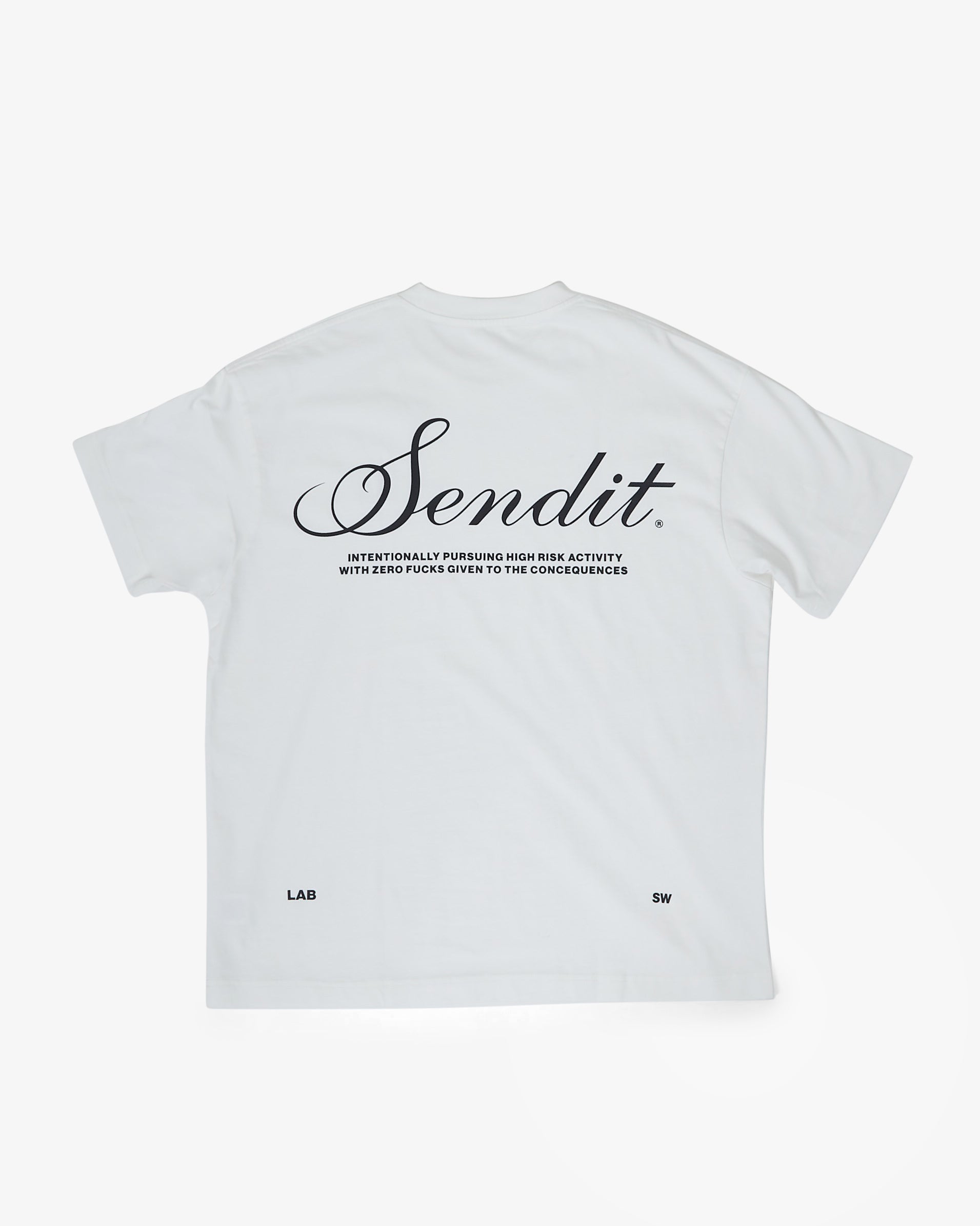 Sendit Lab Oversized Tee Canvas White