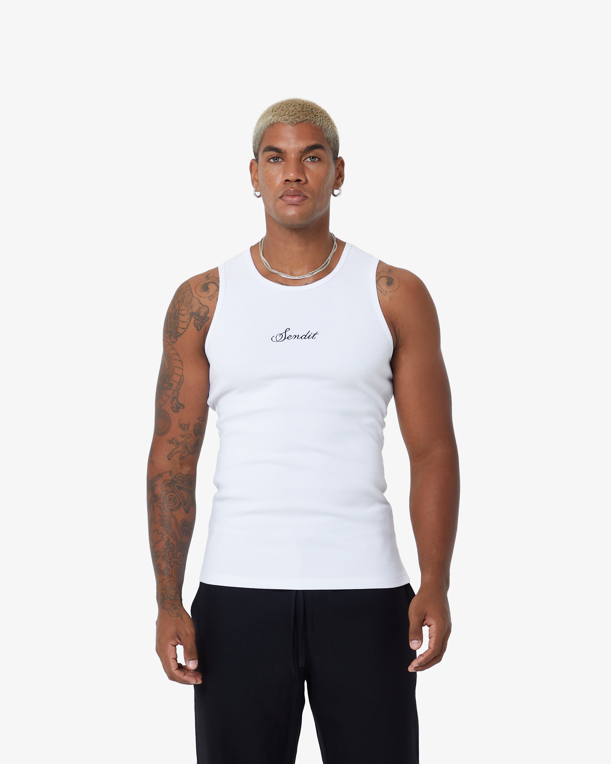 Muscle Vest Pure White