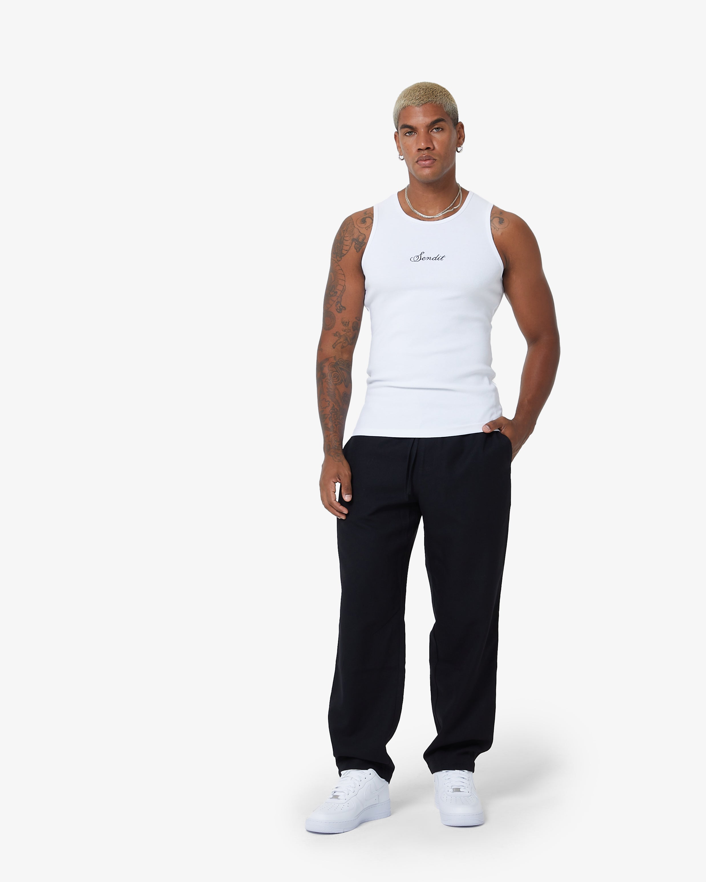 Muscle Vest Pure White