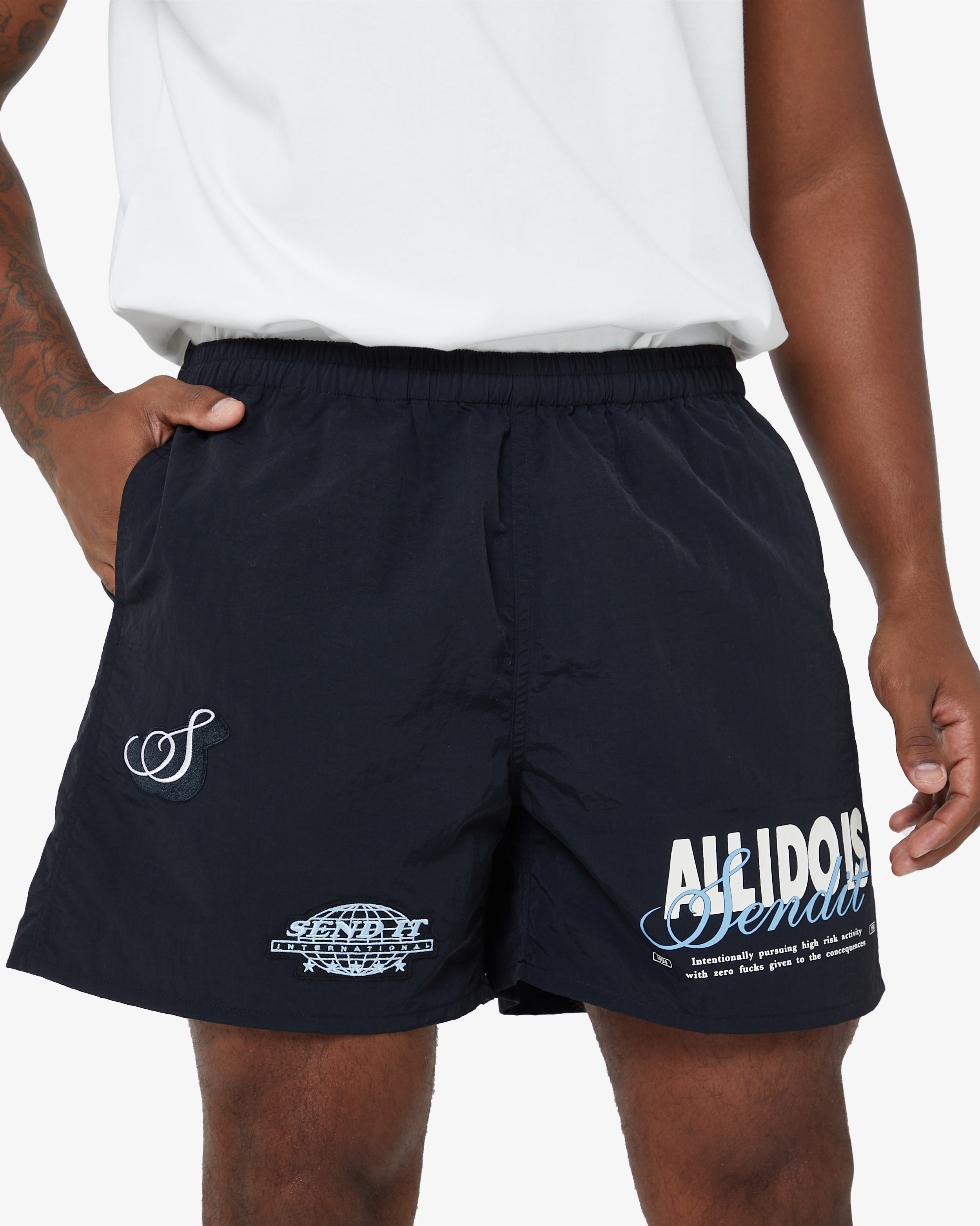 All I Do Shorts Stealth Black