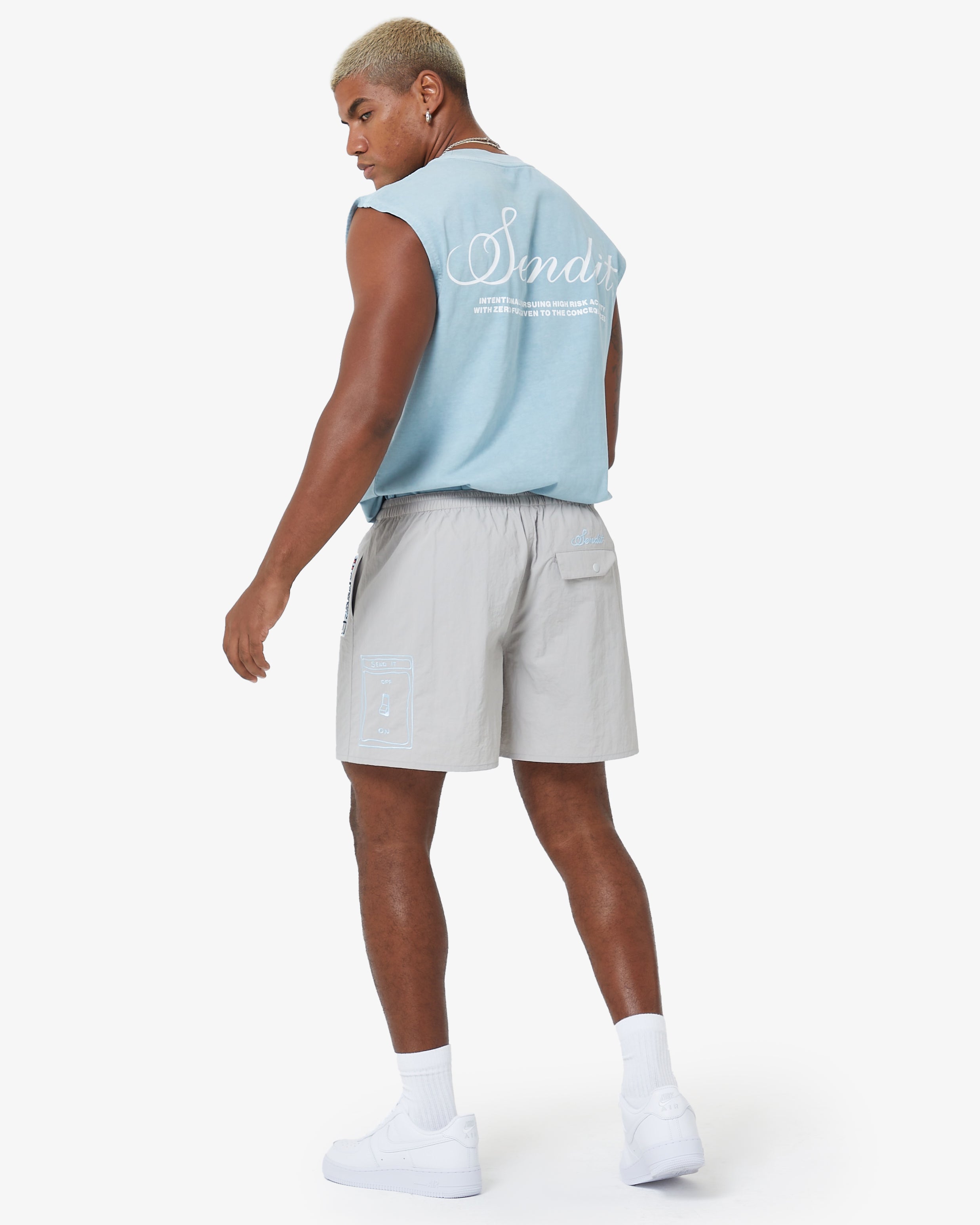 Legacy Big Friday Shorts Dust Grey