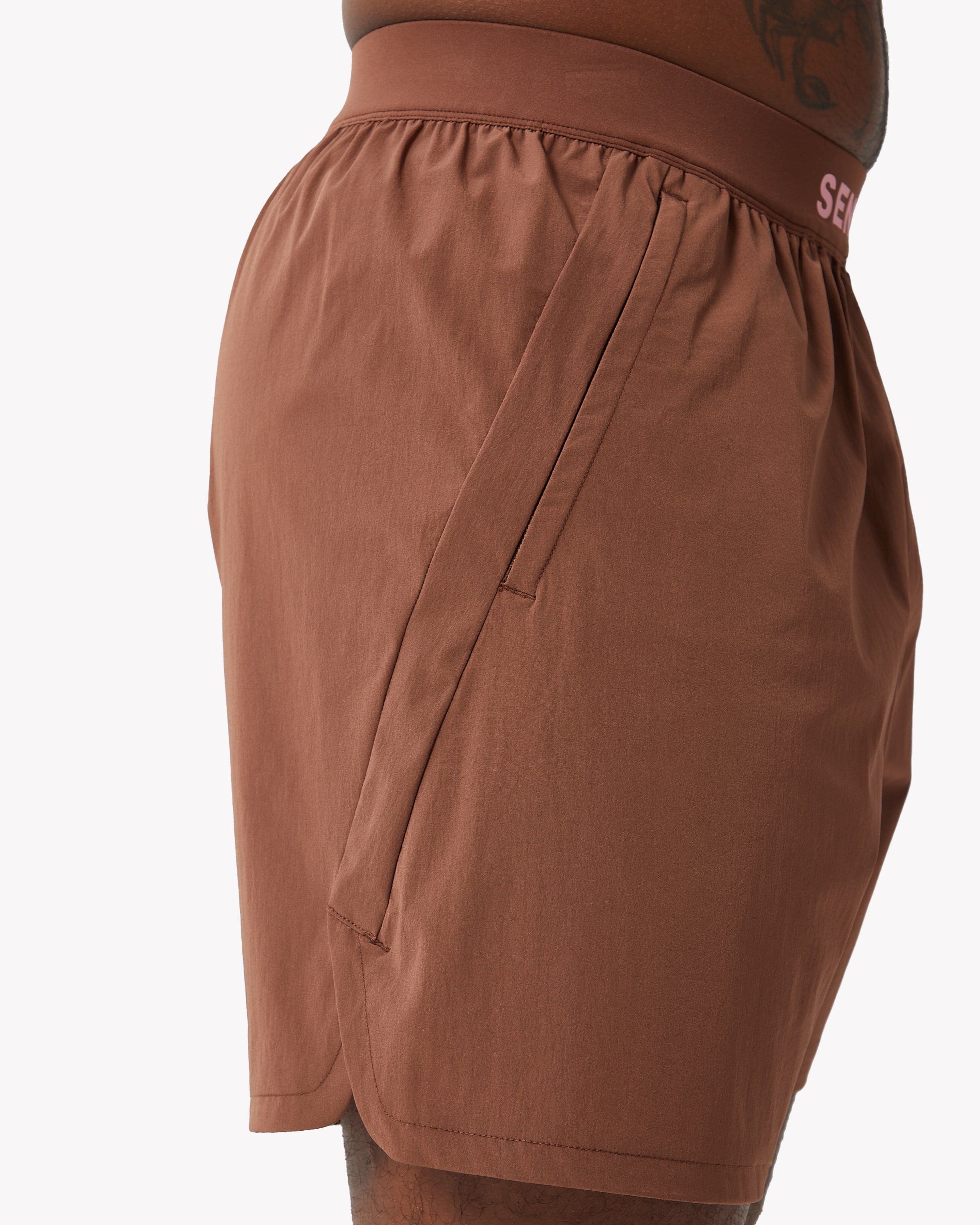 Launch Mocha 7 Inch Shorts