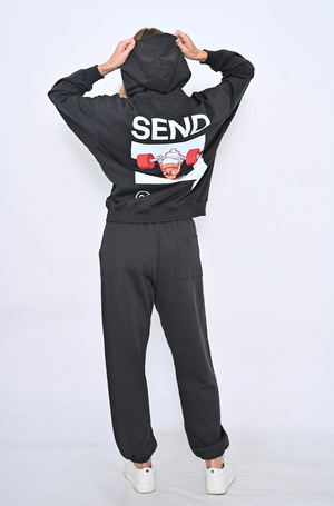 SENDIT® WARMUP JOGGERS - CHARCOAL