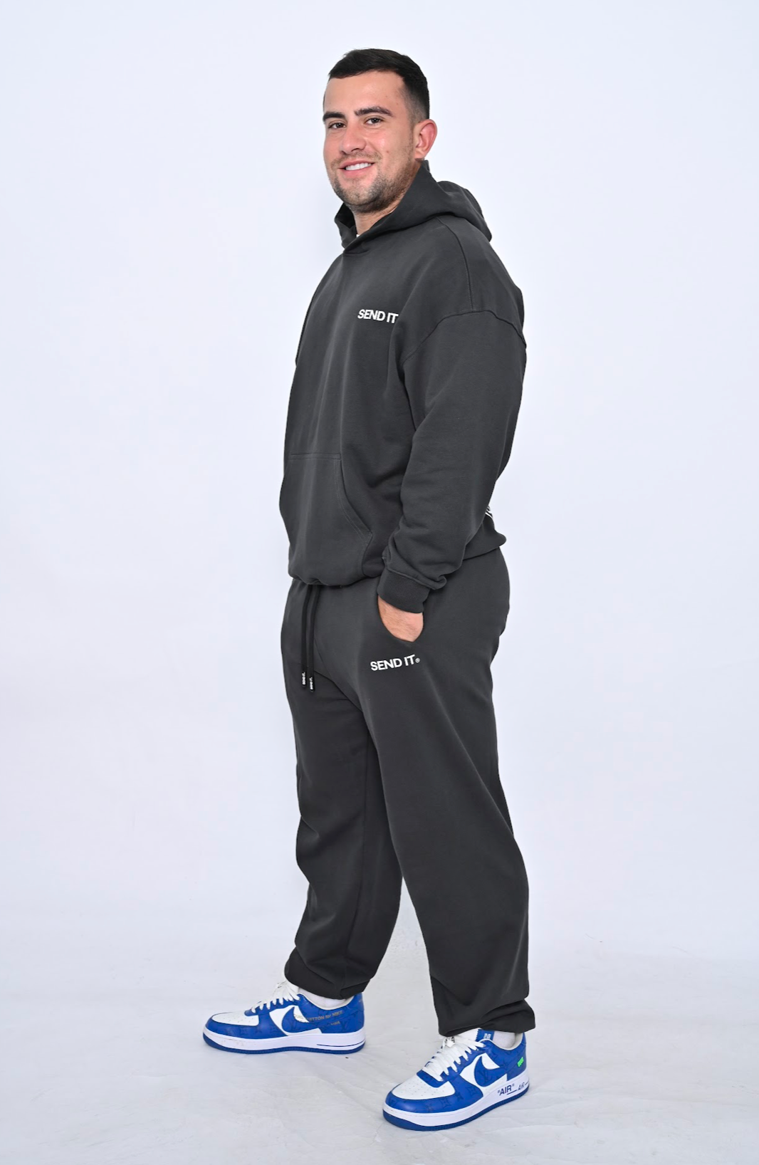 SENDIT® WARMUP JOGGERS - CHARCOAL