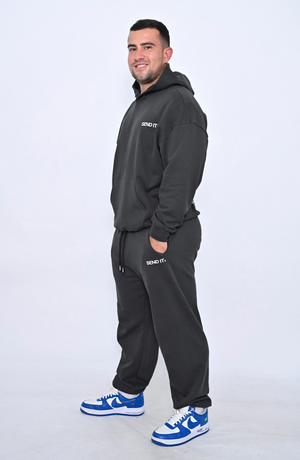SENDIT® WARMUP JOGGERS - CHARCOAL