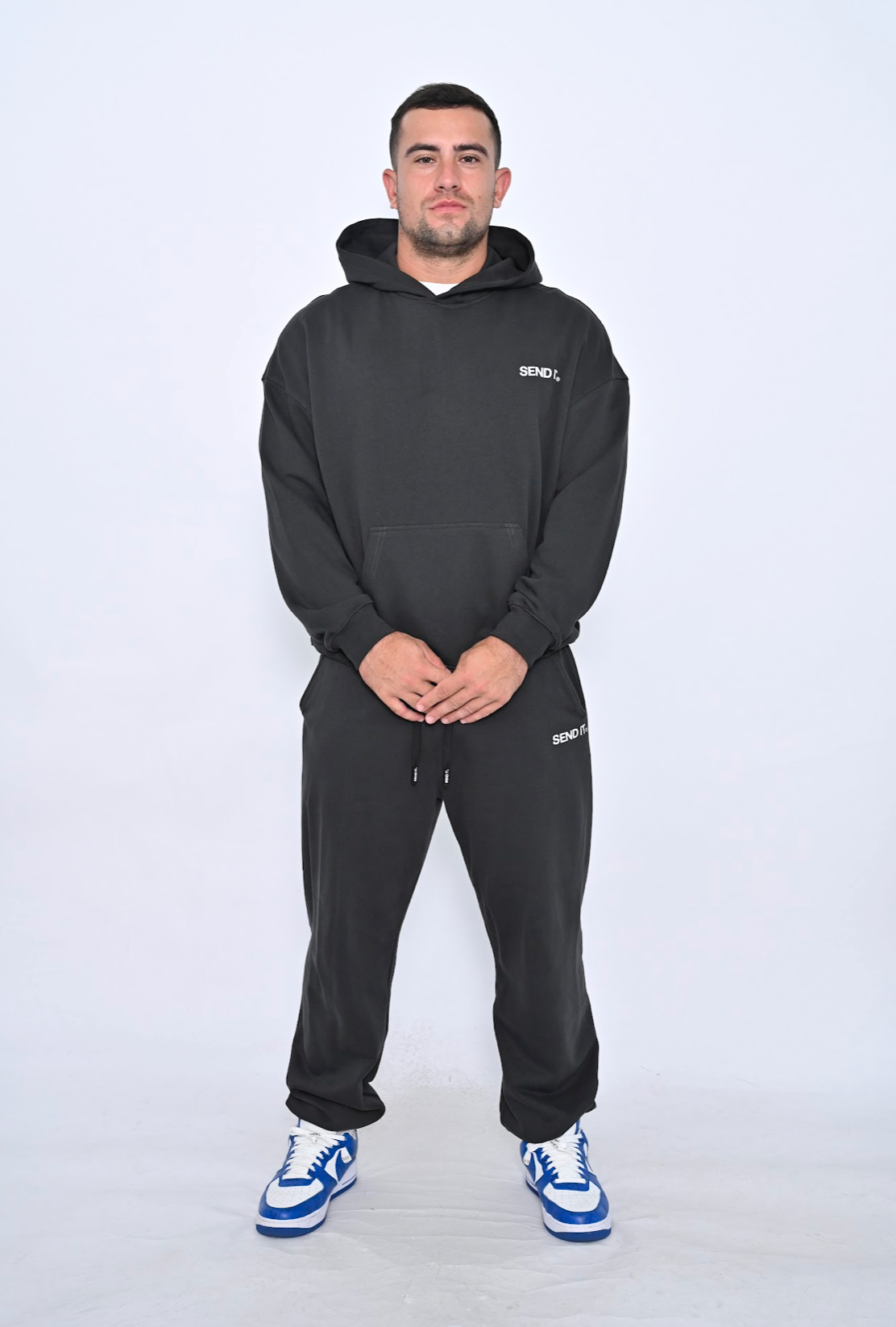 SENDIT® WARMUP JOGGERS - CHARCOAL