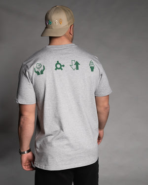 Supplies Range Grey/Green Unisex Tee