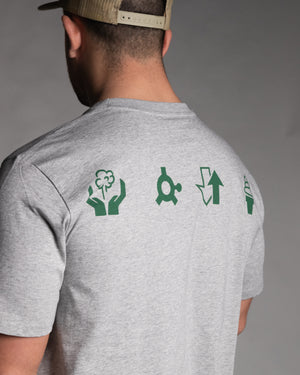 Supplies Range Grey/Green Unisex Tee