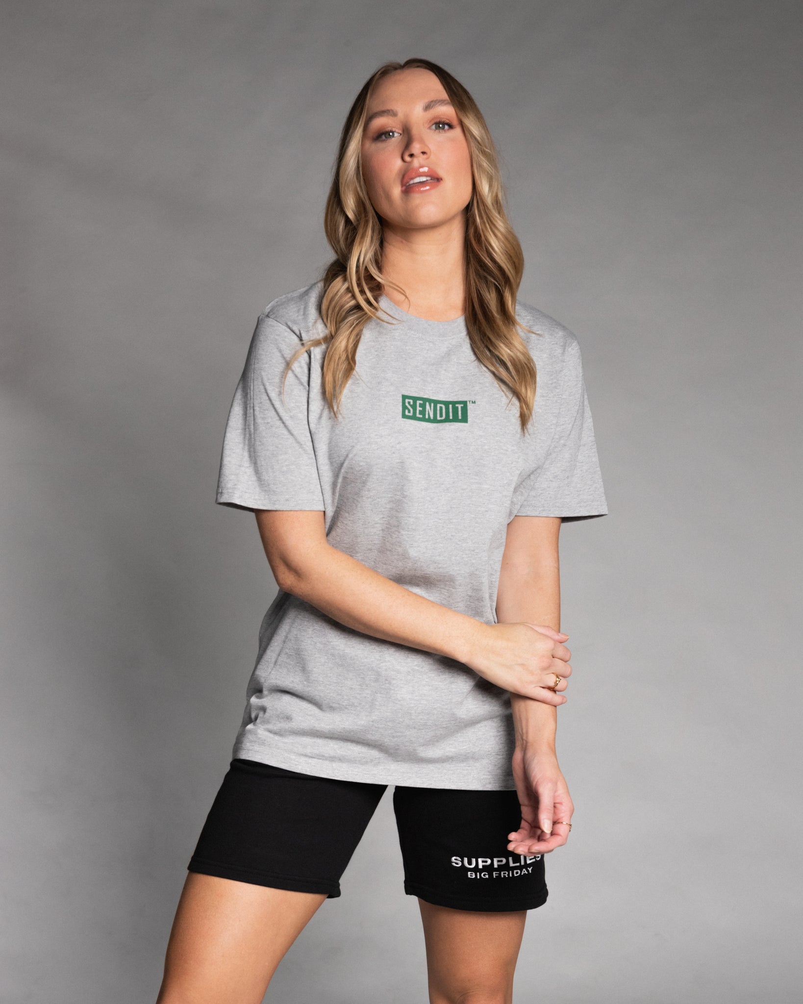 Supplies Range Grey/Green Unisex Tee