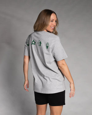 Supplies Range Grey/Green Unisex Tee