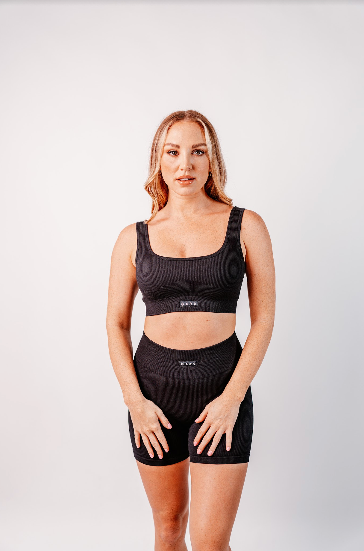 Ladies Athletic Shorts - Black