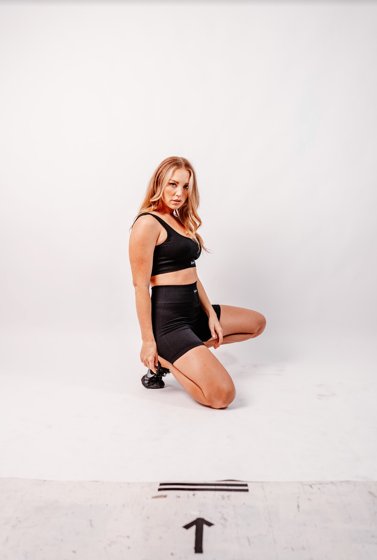 Ladies Athletic Shorts - Black